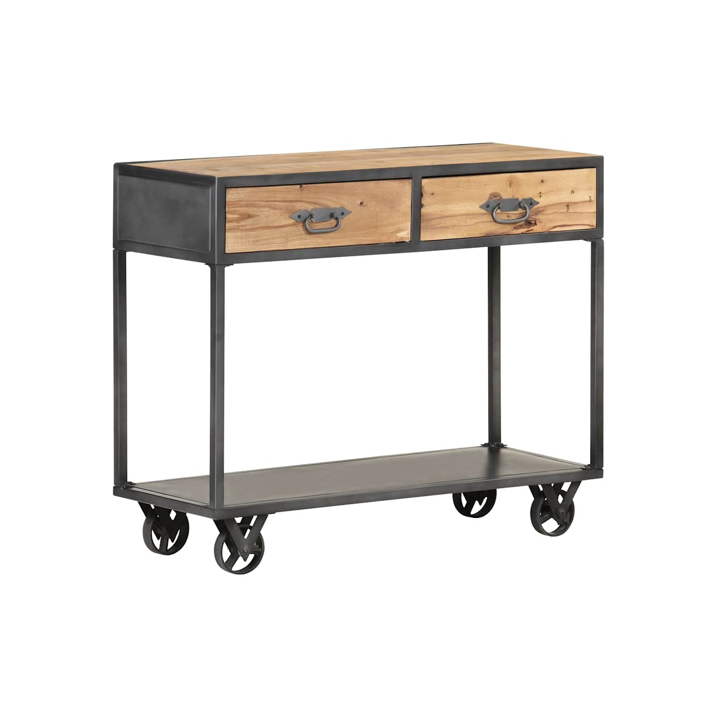 Table console 90x35x74 cm Bois de récupération massif
