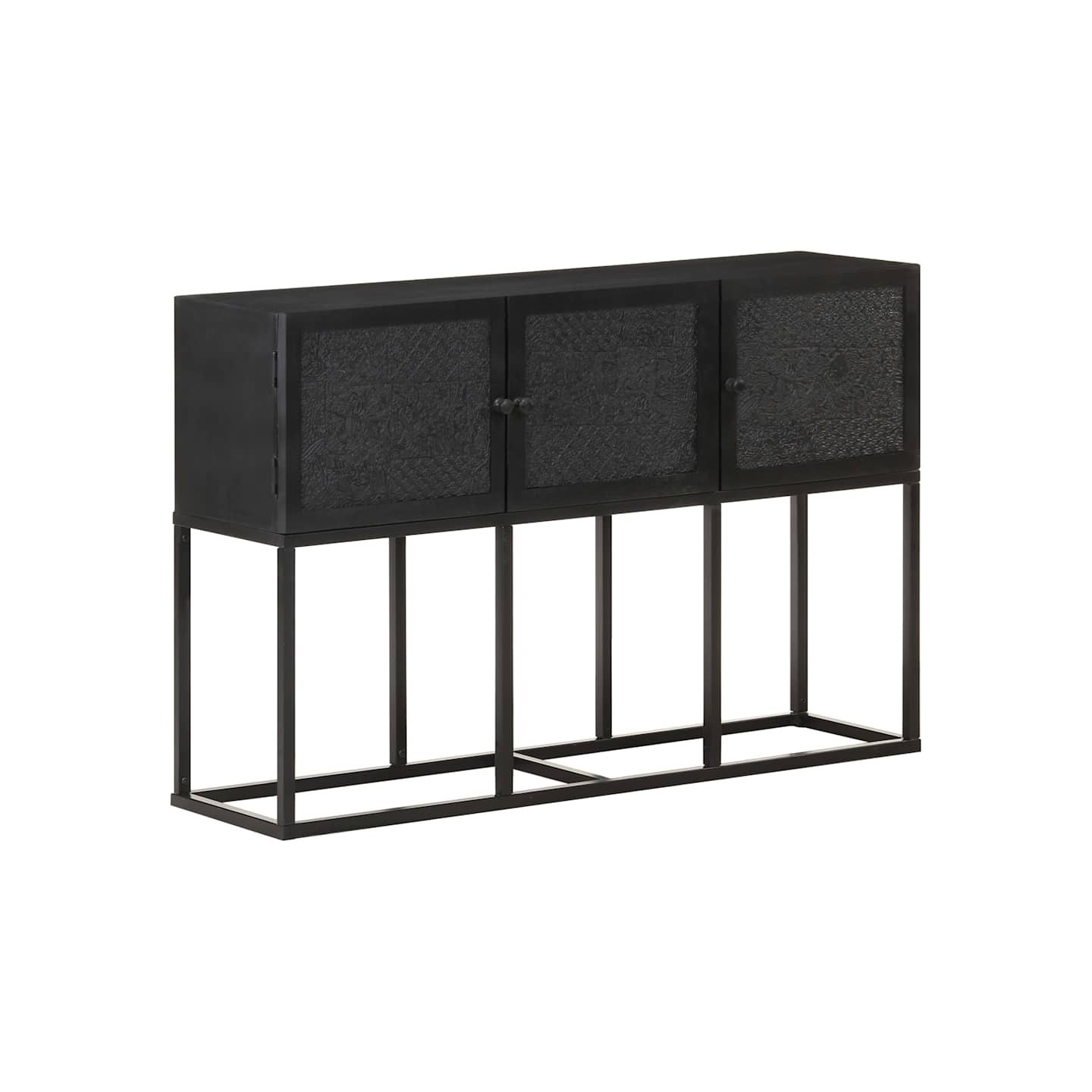 Buffet 115x30x76 cm Bois de manguier massif