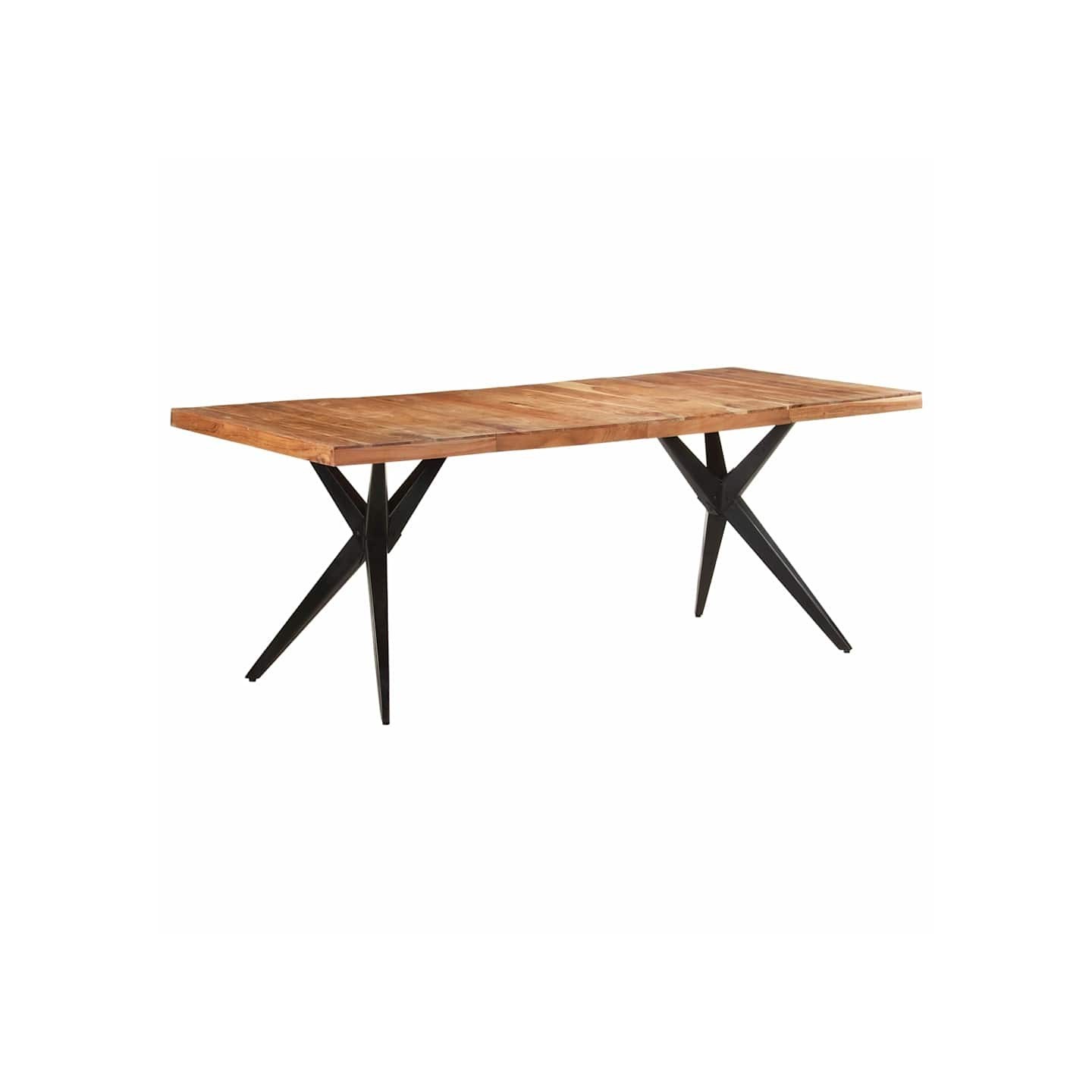 Table de salle à manger 200x90x76 cm Bois d'acacia massif