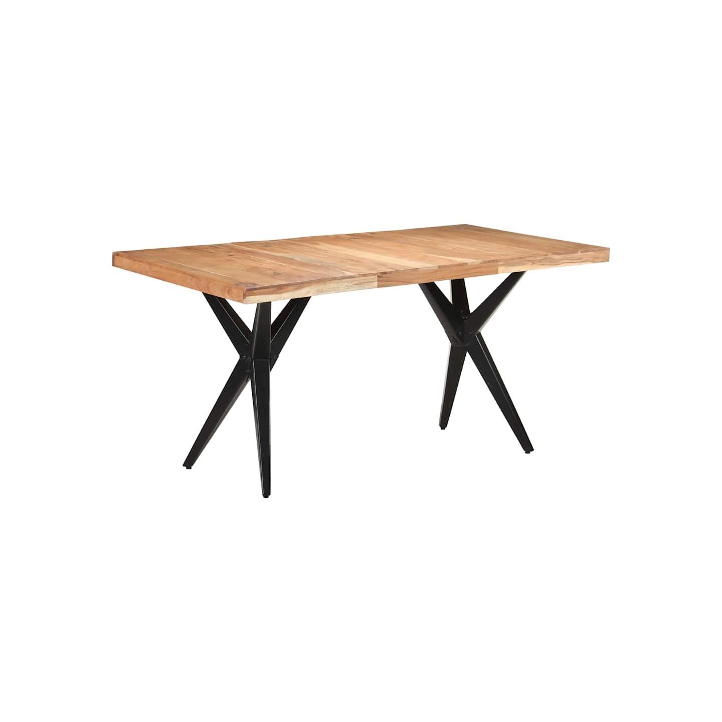 Table de salle à manger 160x80x76 cm Bois d'acacia solide