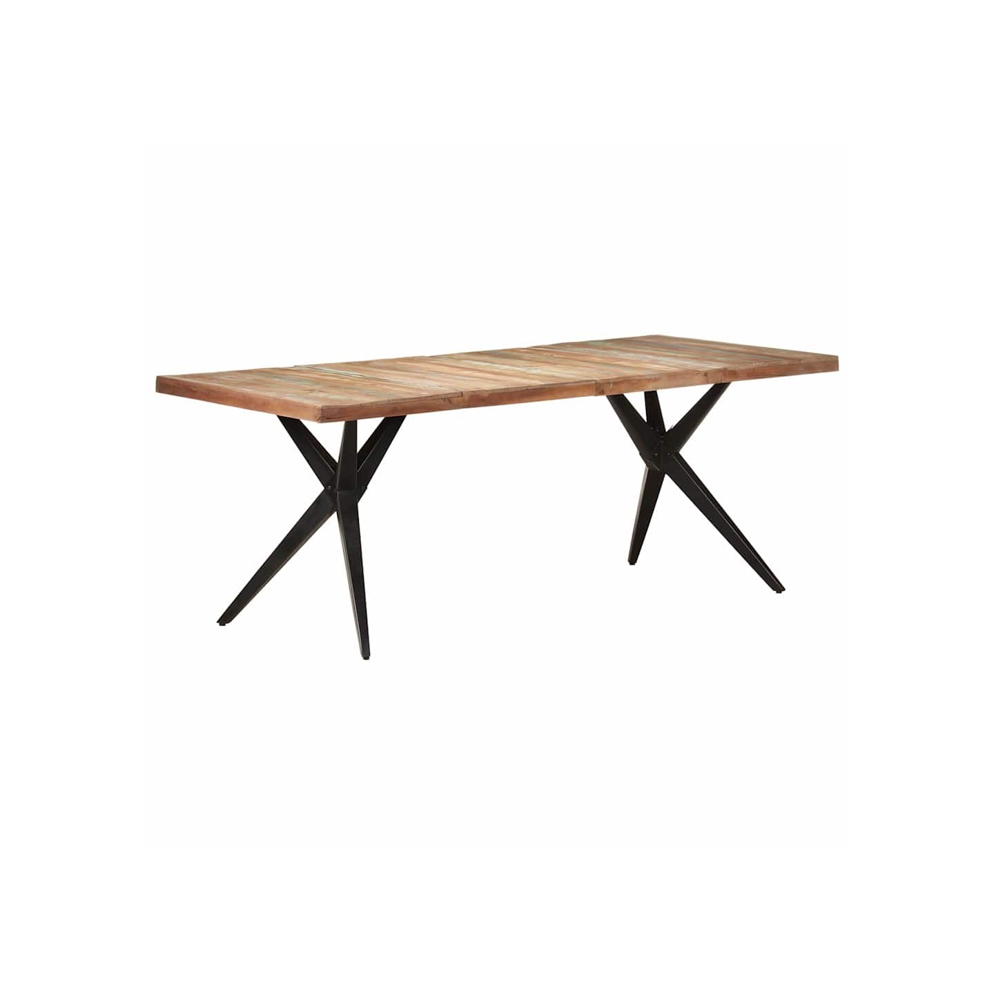 Table à manger 200x90x76 cm Bois de récupération massif