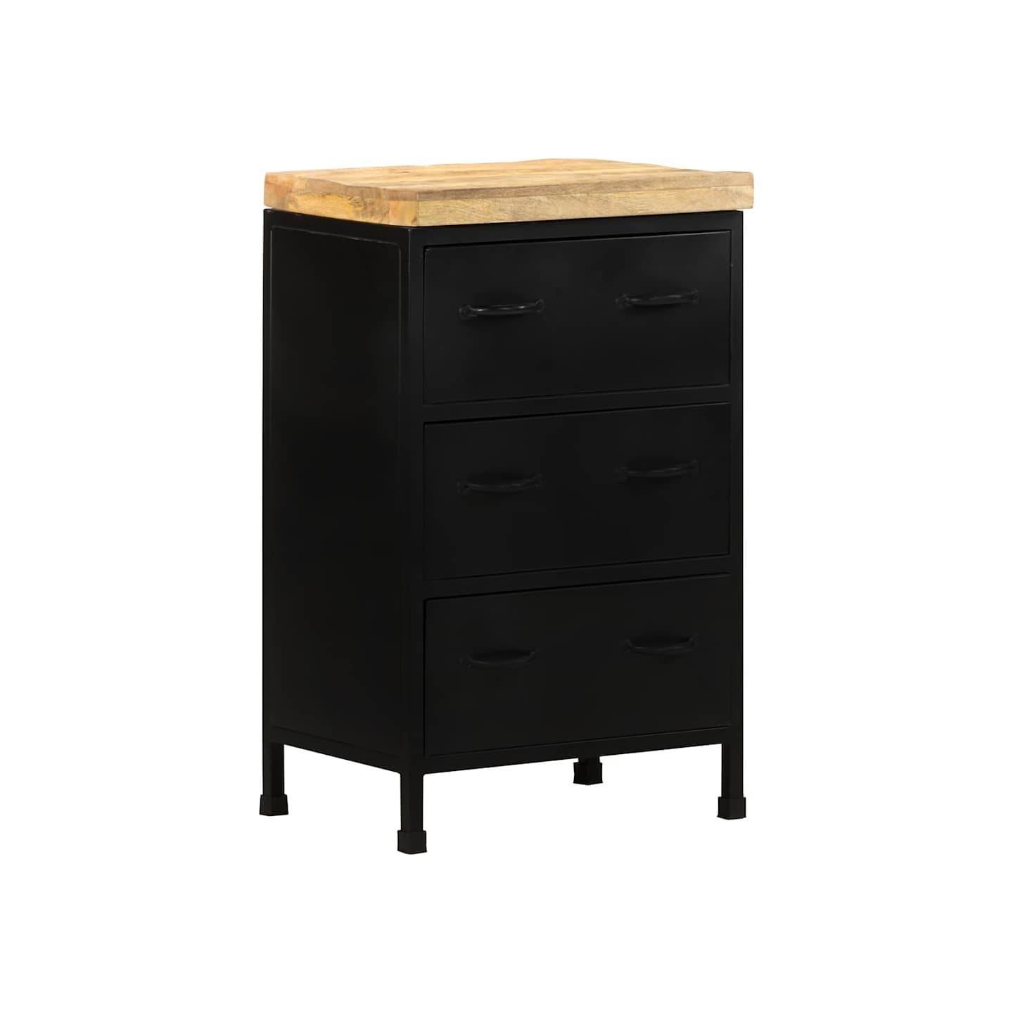 Buffet 47x35x76 cm Bois de manguier brut