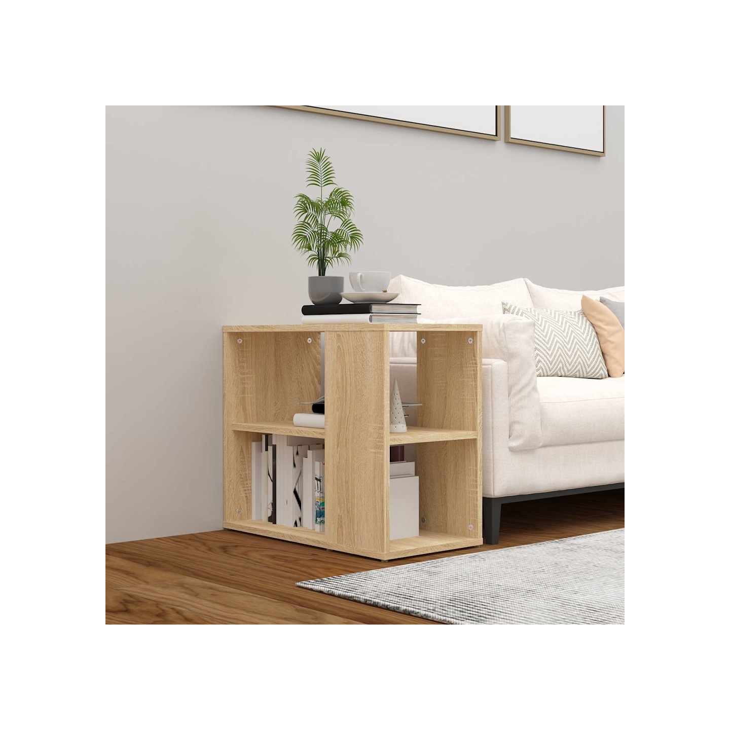 Armoire latérale Chêne sonoma 60x30x50 cm Bois d’ingénierie