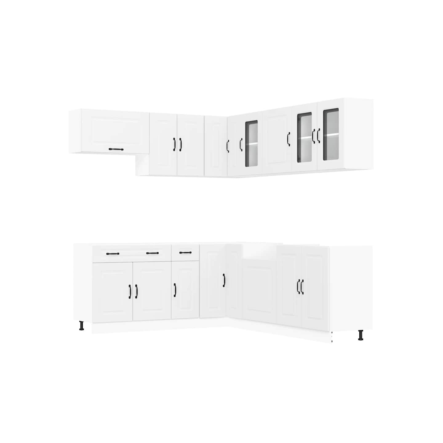 Ensemble d'armoires de cuisine 11 pcs Kalmar bois d'ingénierie