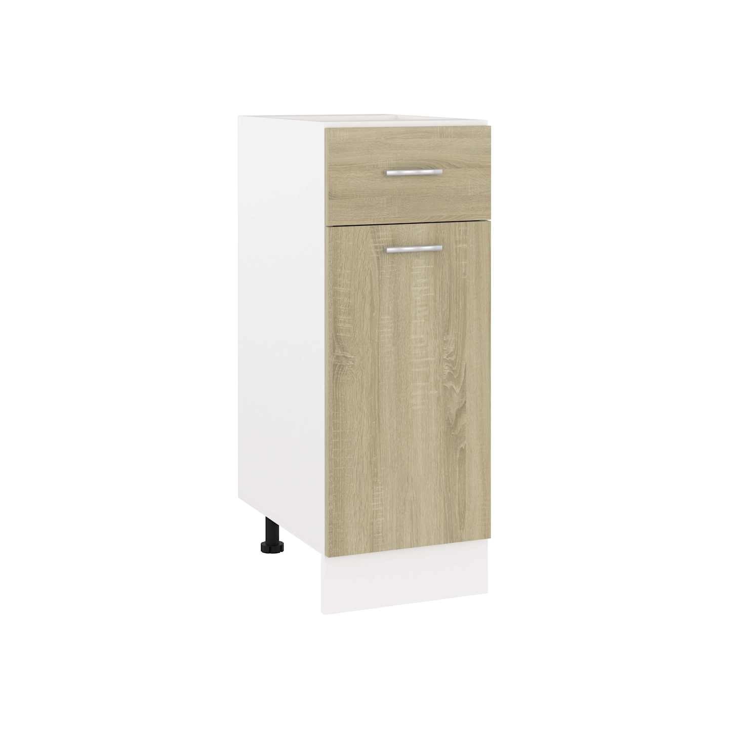 Armoire à tiroirs inférieure Lyon Chêne Sonoma 30x46x81,5 cm