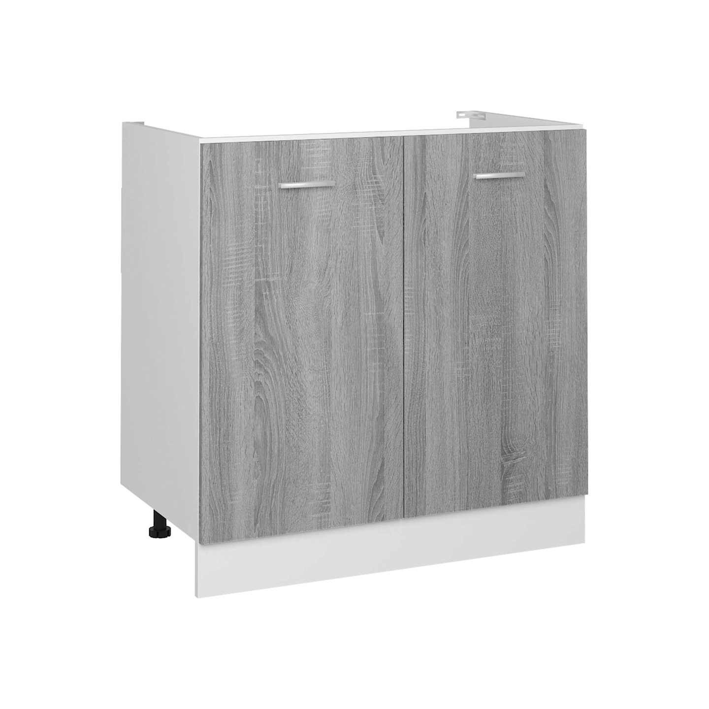 Meuble sous-évier Lyon gris Sonoma 80x46x81,5 cm