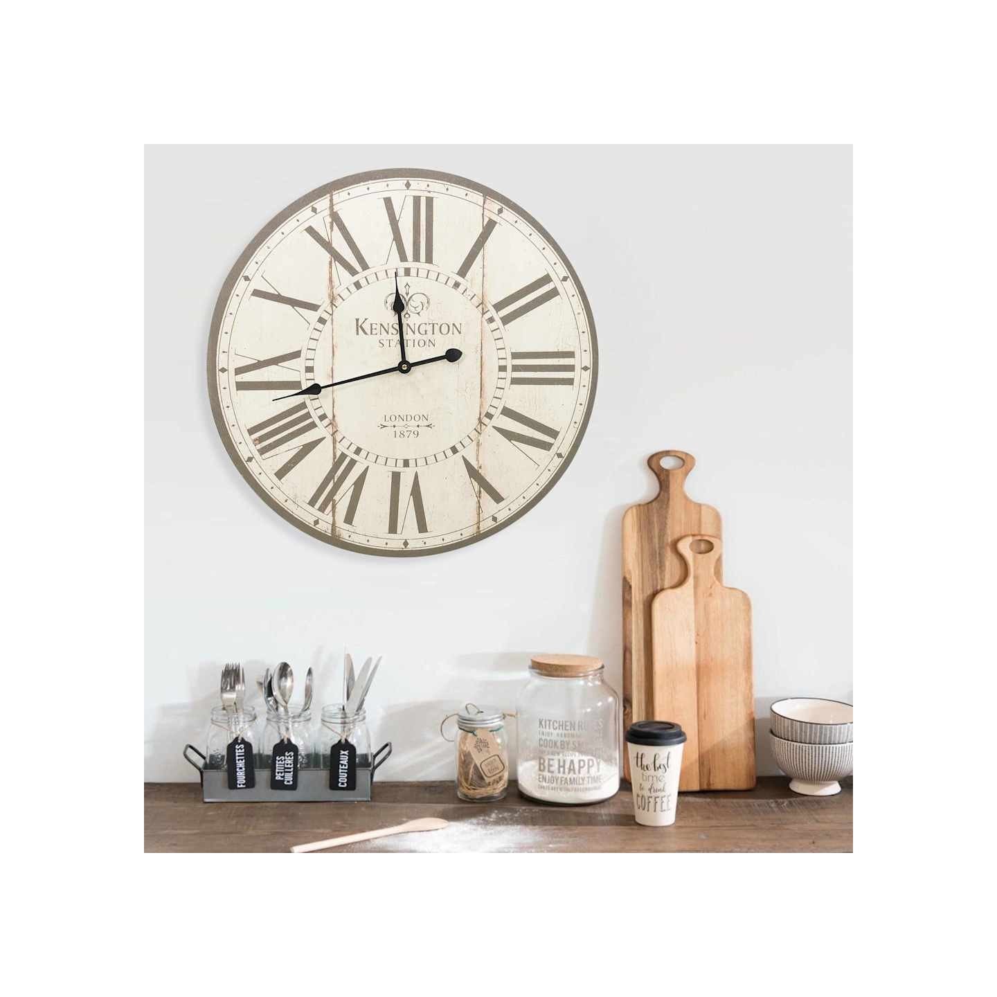 Horloge murale vintage Londres 60 cm