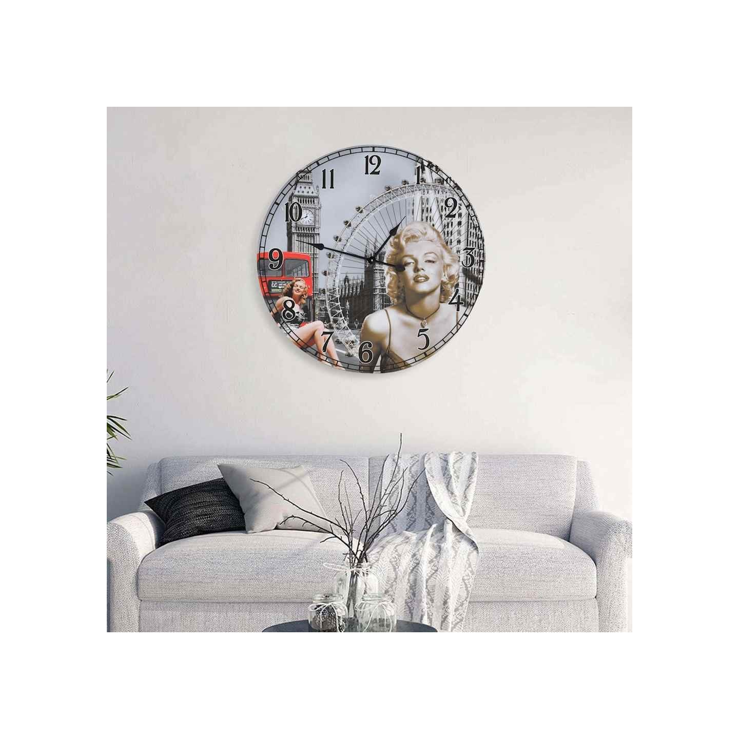 Horloge murale vintage 60 cm