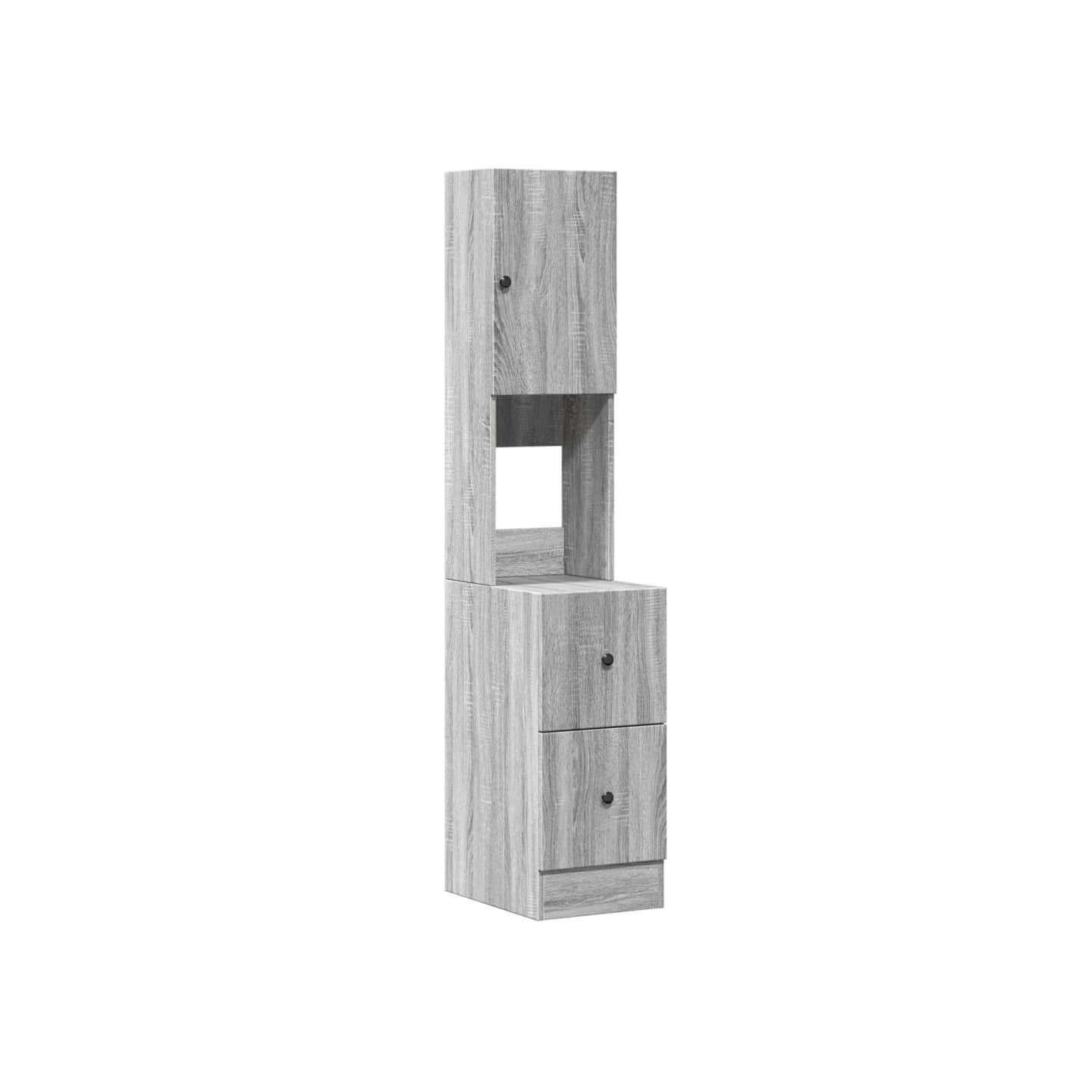 Armoire de cuisine sonoma gris 35x50x180 cm bois d’ingénierie