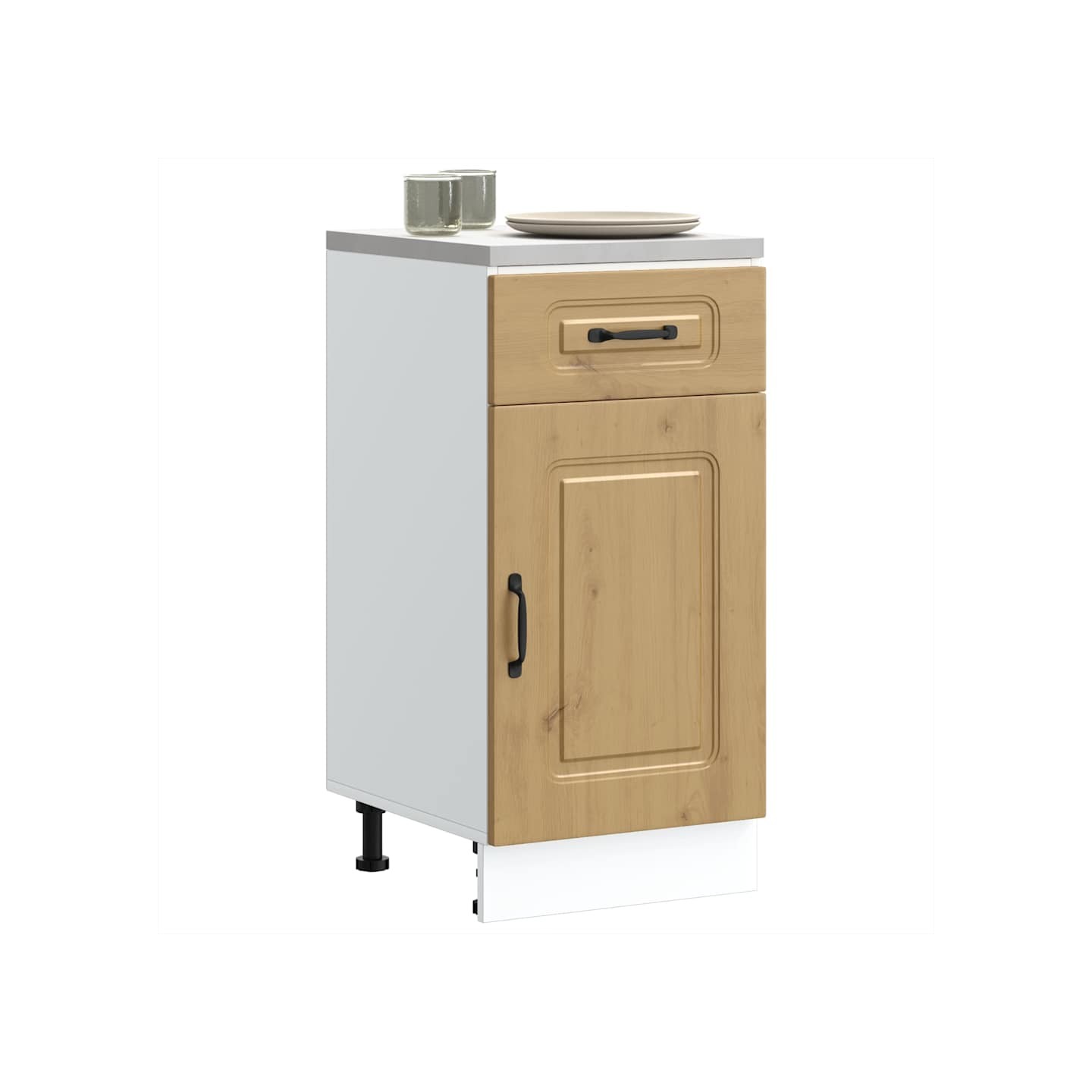 Armoire de cuisine Kalmar chêne artisanal bois d'ingénierie