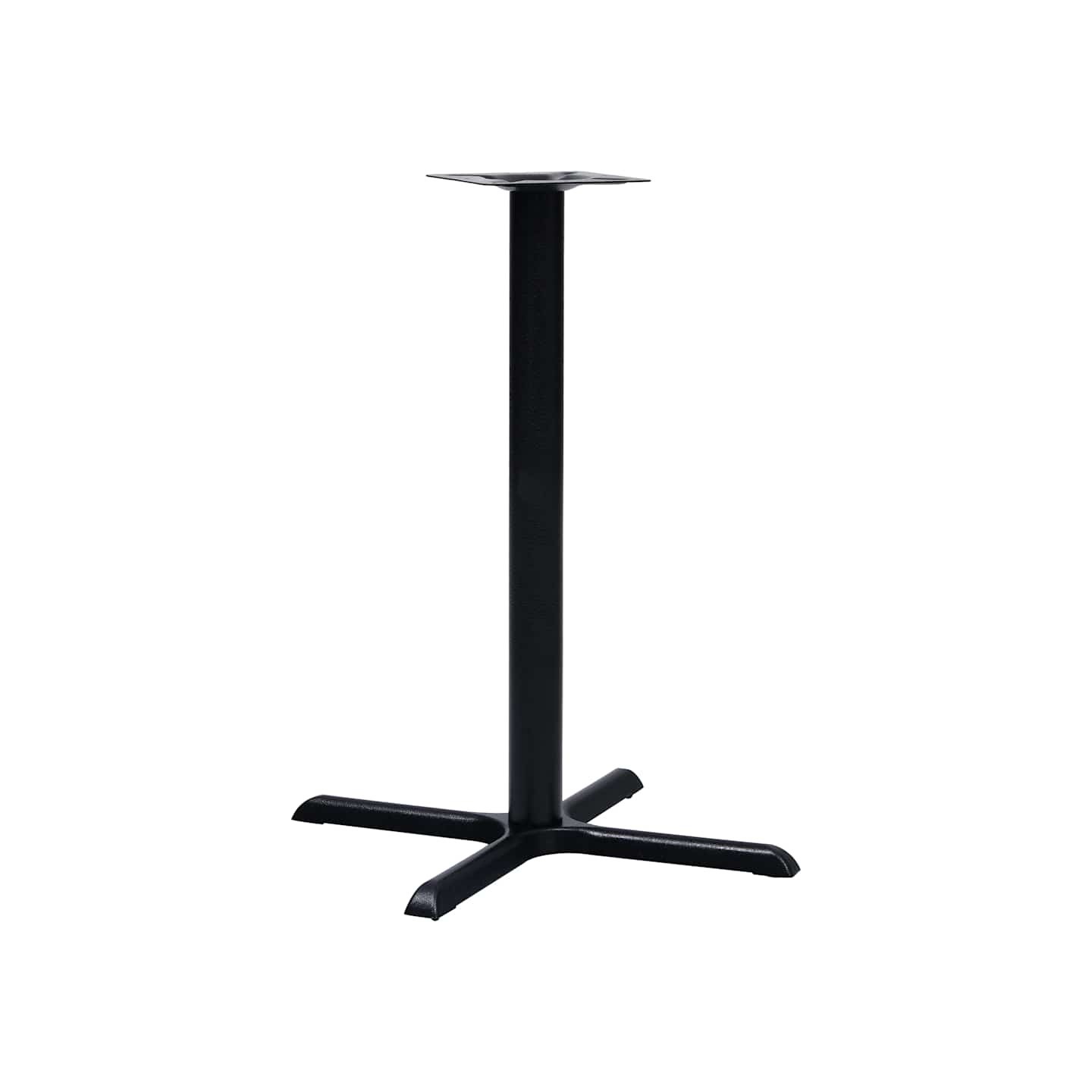 Pied de table de bistro Noir 76x76x107 cm Fonte