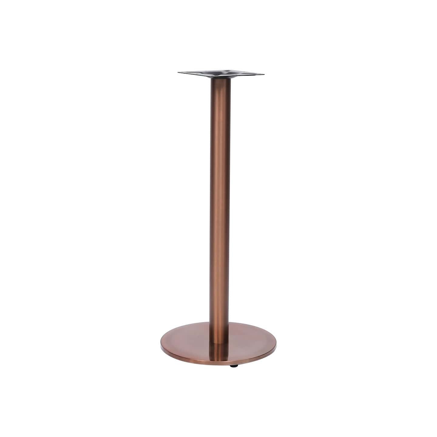 Pied de table de bistro Doré Ø45x107 cm Acier inoxydable