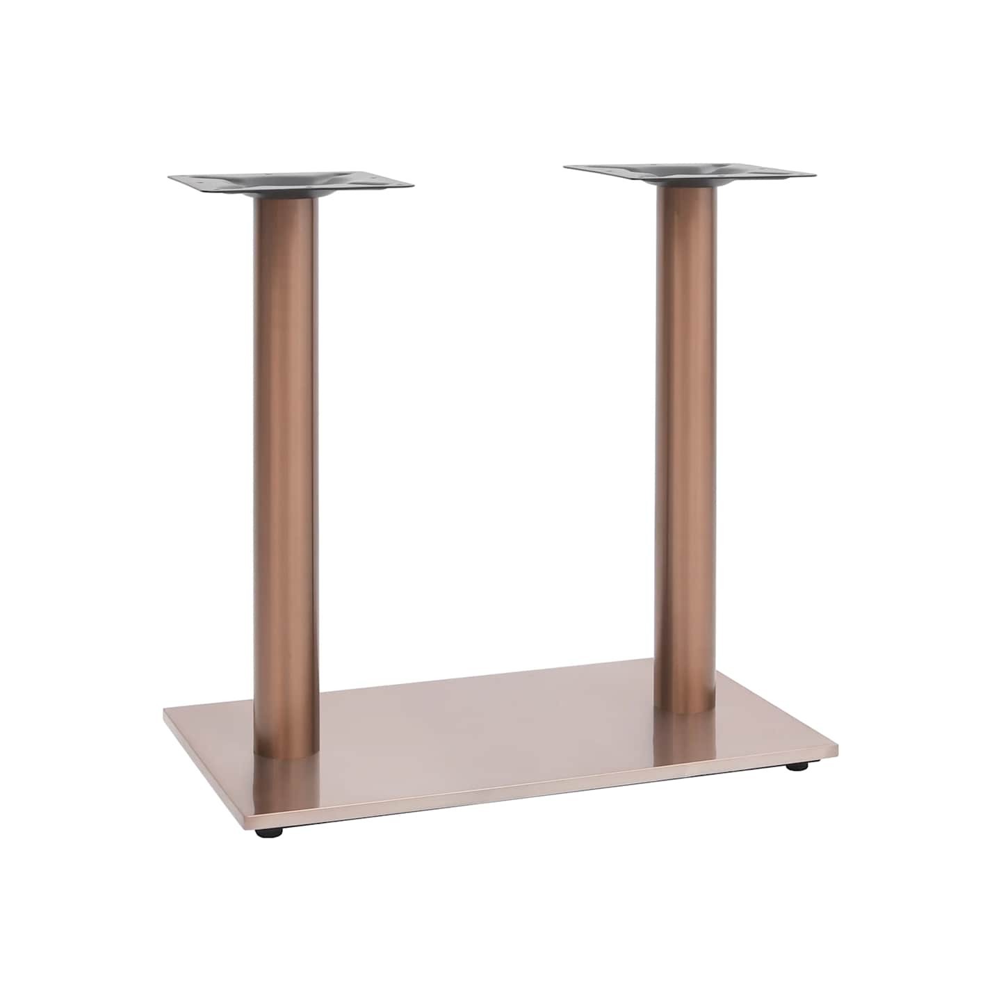 Pied de table de bistro Laiton 70x40x72 cm Acier inoxydable