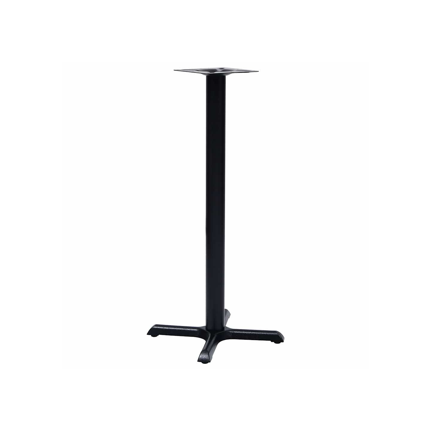 Pied de table de bistro Noir 56x56x107 cm Fonte