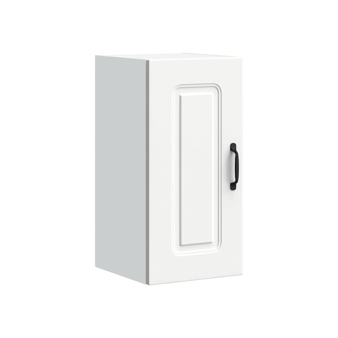 Armoire murale de cuisine Kalmar blanc bois d'ingénierie