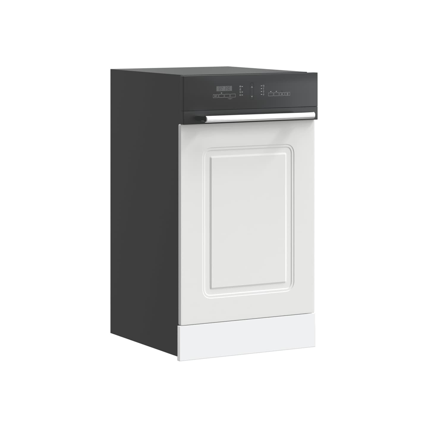 Panneau de lave-vaisselle Kalmar blanc 45x1,5x57 cm