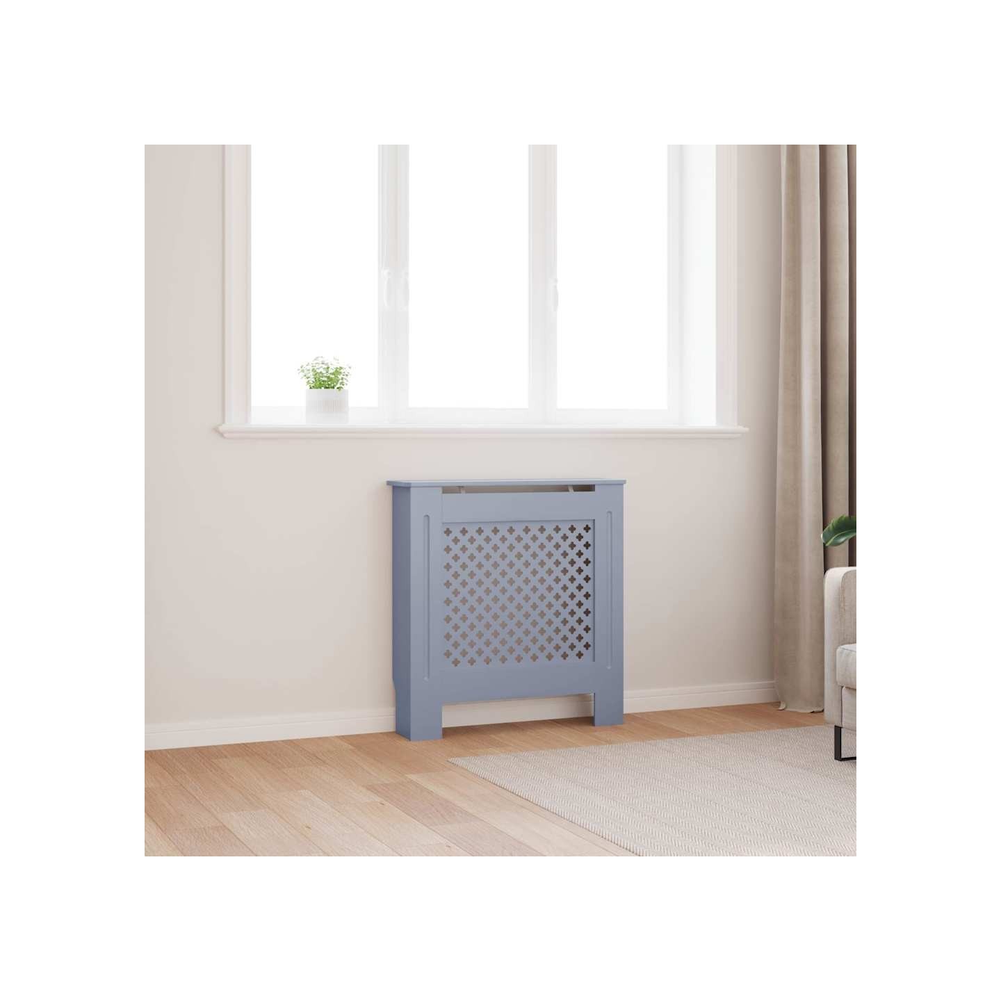 Cache-radiateur MDF Gris 78 cm