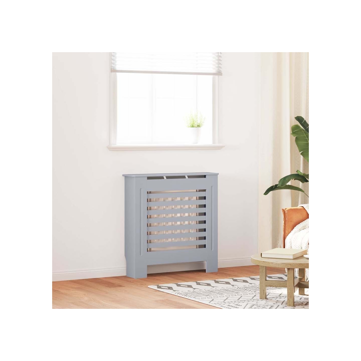 Cache-radiateur MDF Gris 78 cm