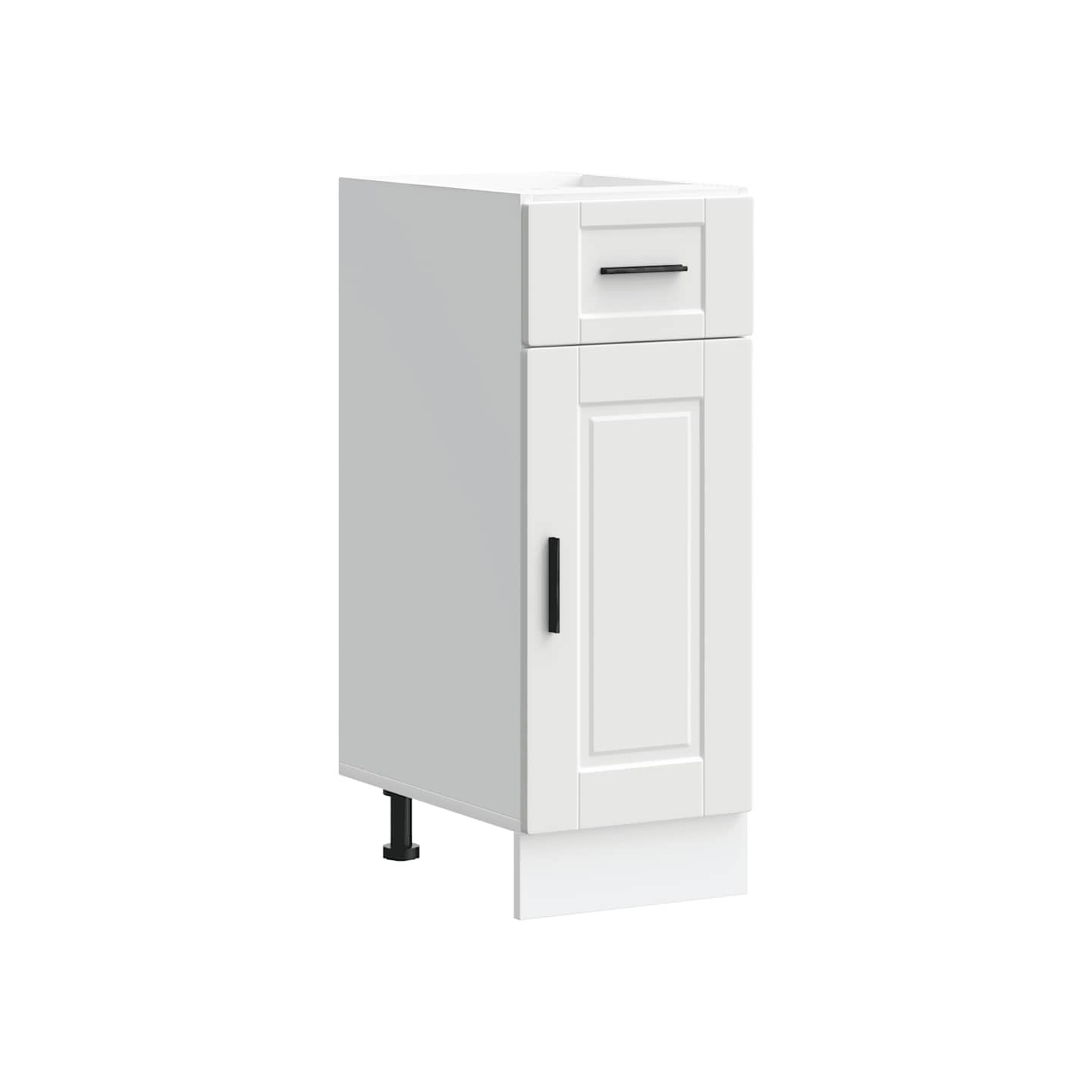 Armoire de cuisine Porto blanc bois d'ingénierie