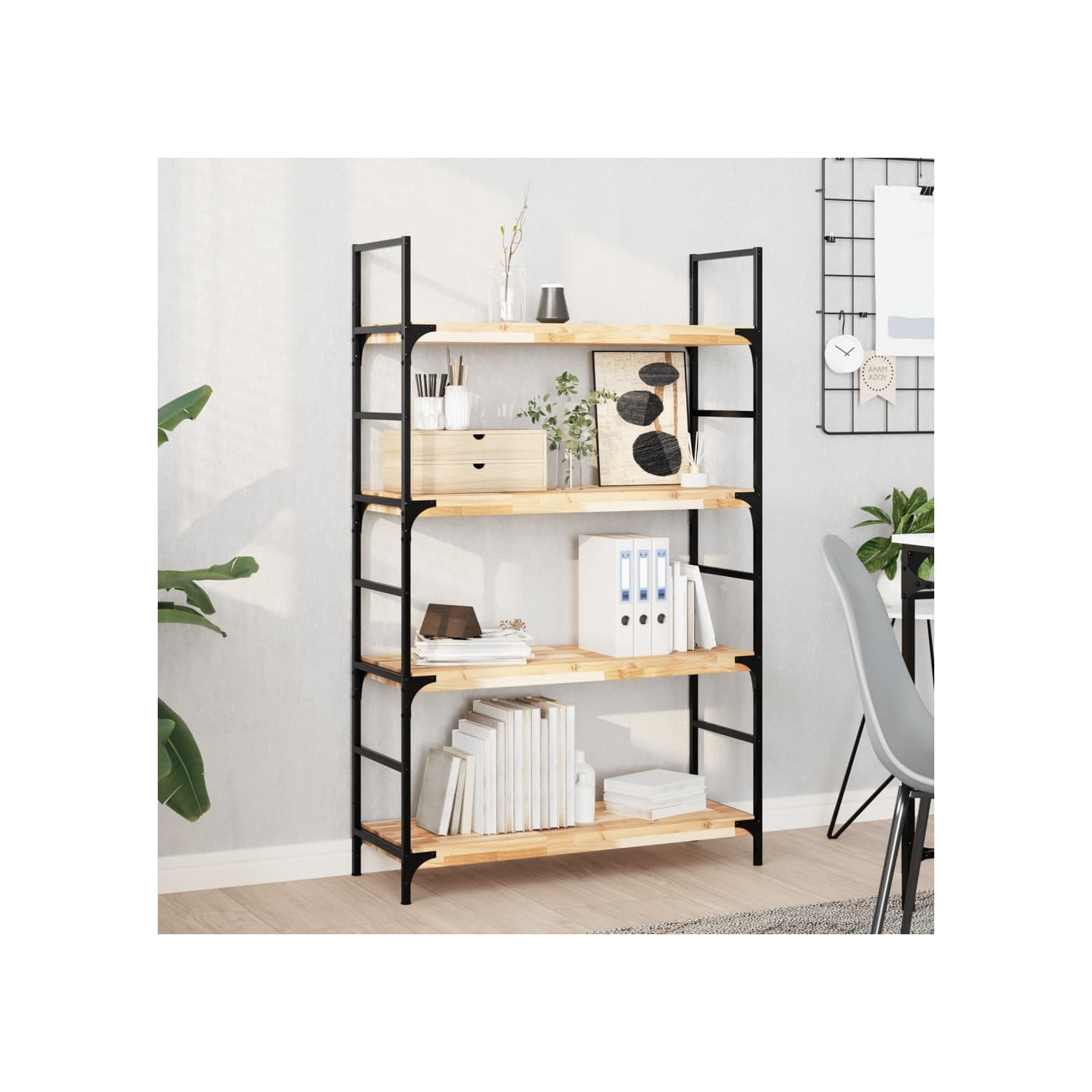 Étagère flottante 100x30x4 cm bois d'acacia massif non traité