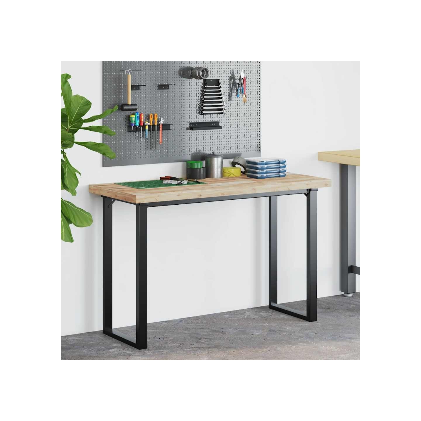 Dessus de bureau non traité 140x50x4 cm bois d'acacia massif