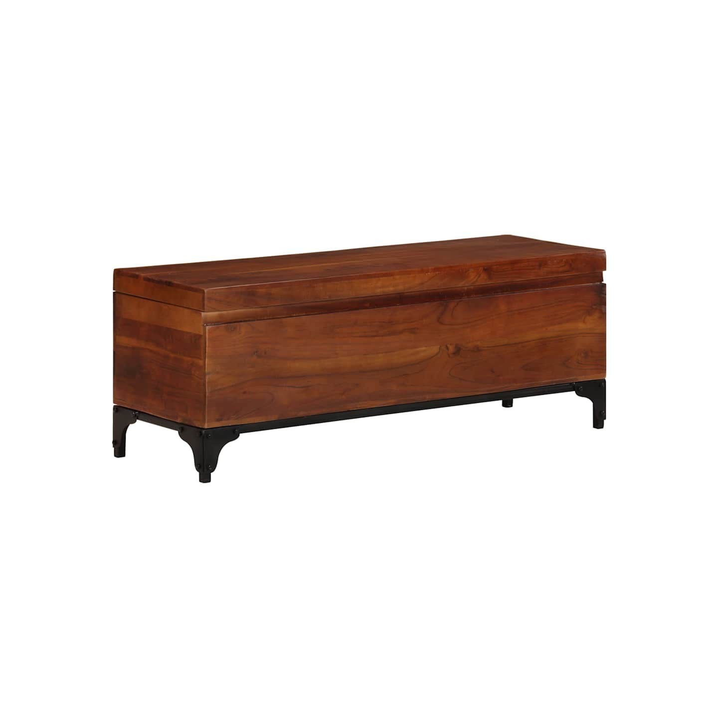 Coffre de rangement 110x35x41 cm Bois d'acacia solide