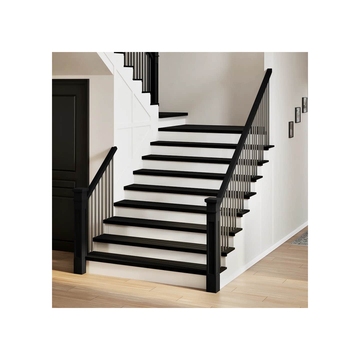 Marches d'escalier 20 pcs brun-noir 120x25x2 cm chêne massif