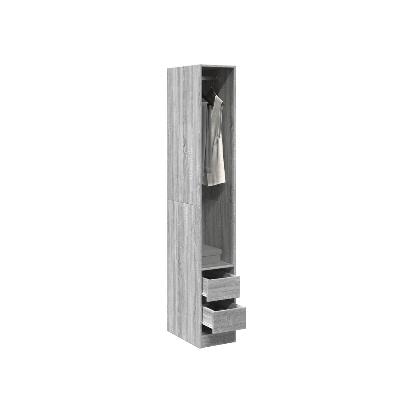 Garde-robe sonoma gris 30x50x200 cm bois d'ingénierie