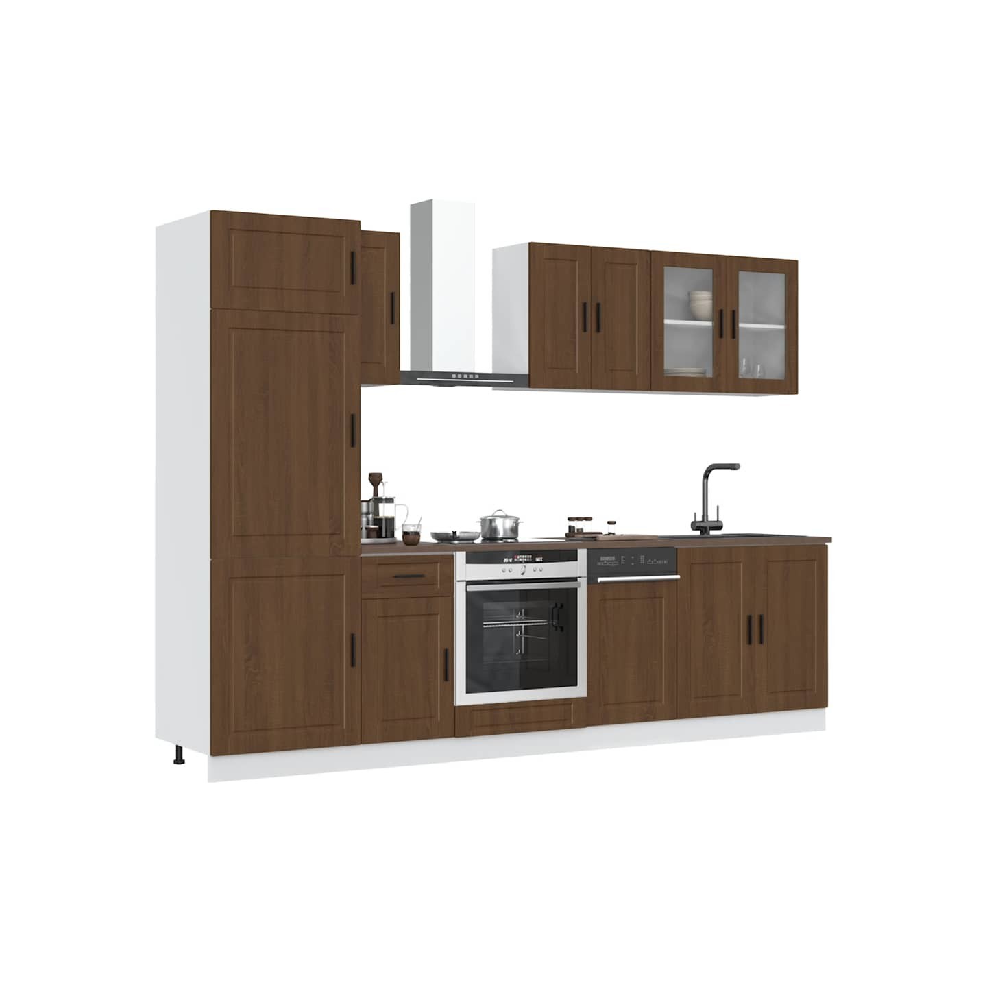 Ensemble d'armoires de cuisine 8 pcs Kalmar bois d'ingénierie