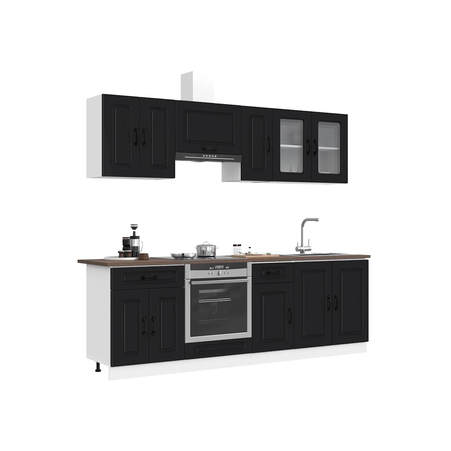 Ensemble d'armoires de cuisine 8 pcs Kalmar bois d'ingénierie