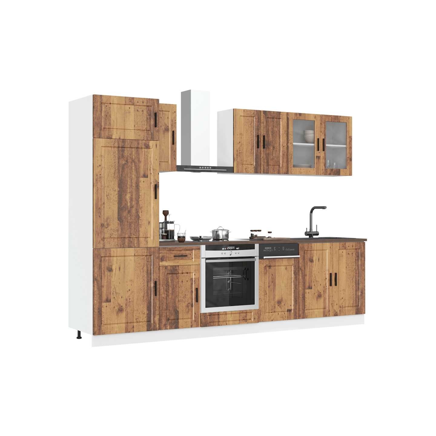 Ensemble d'armoires de cuisine 8 pcs Kalmar bois d'ingénierie
