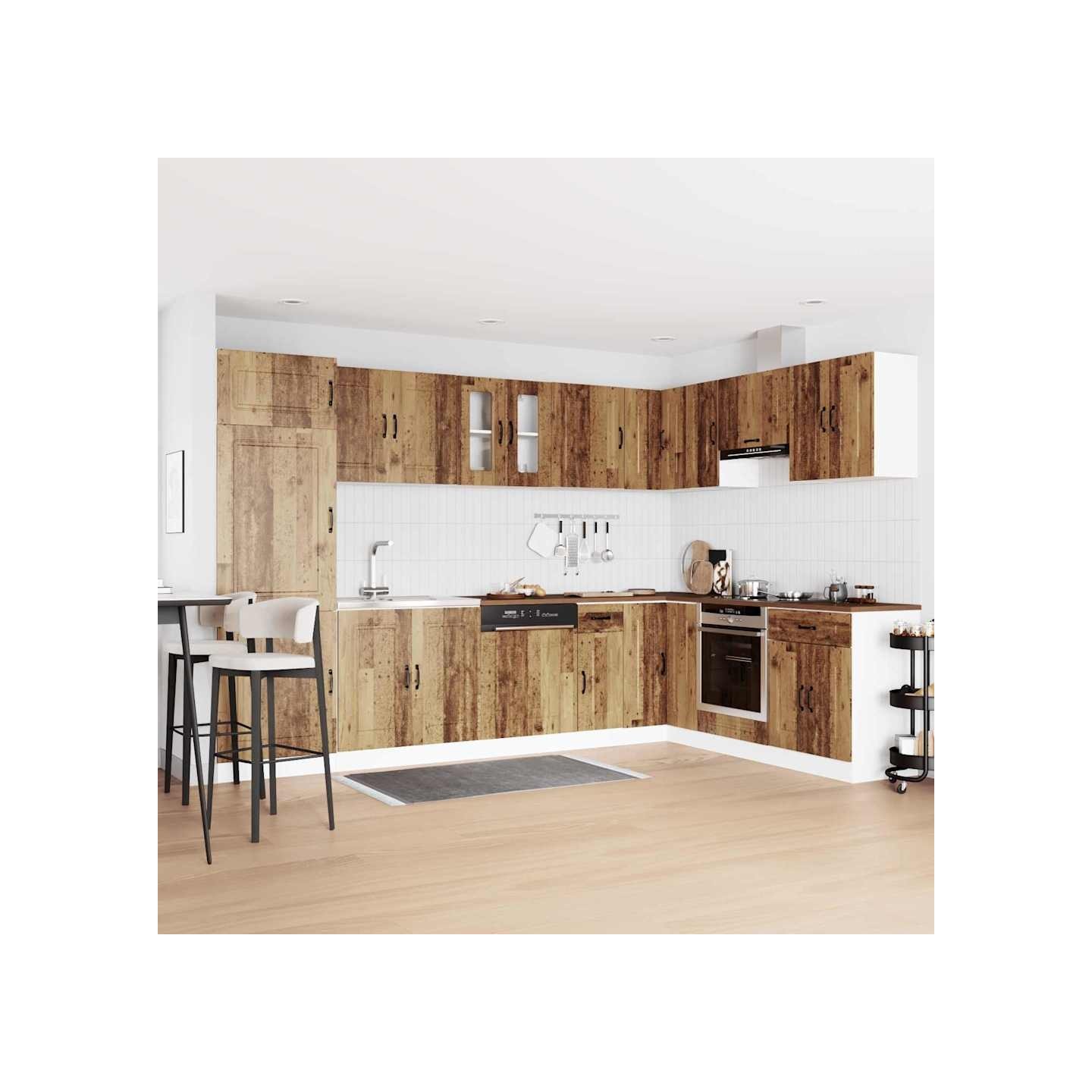 Armoire de cuisine Kalmar Bois ancien 80 x 46 x 81,5 cm
