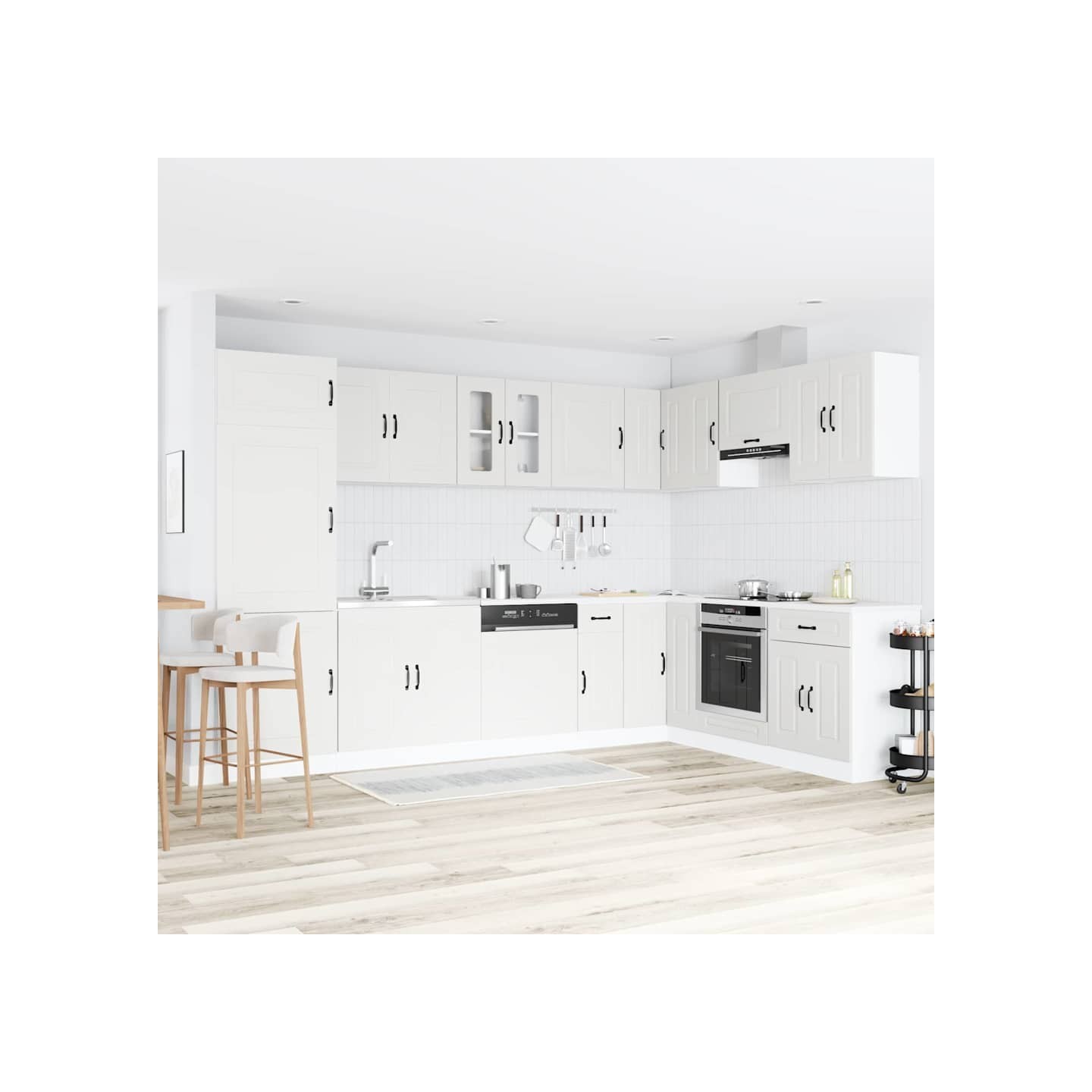 Armoire de cuisine Kalmar Blanc 80 x 46 x 81,5 cm