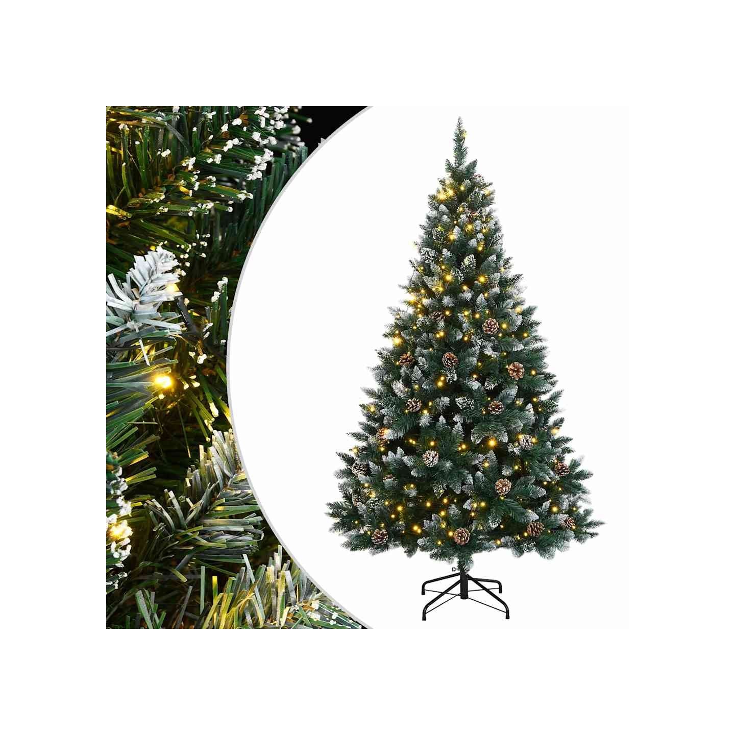 Sapin de Noël artificiel 150 LED 120 cm