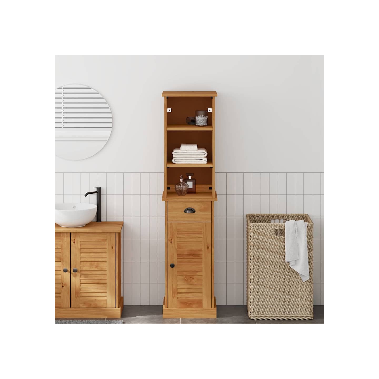 Ensemble de mobilier de salle de bain VIGO 2 pc