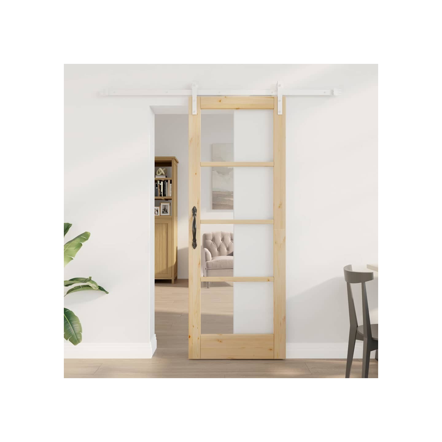 Porte coulissante ORKDAL Naturel 73,5 x 198,5 cm