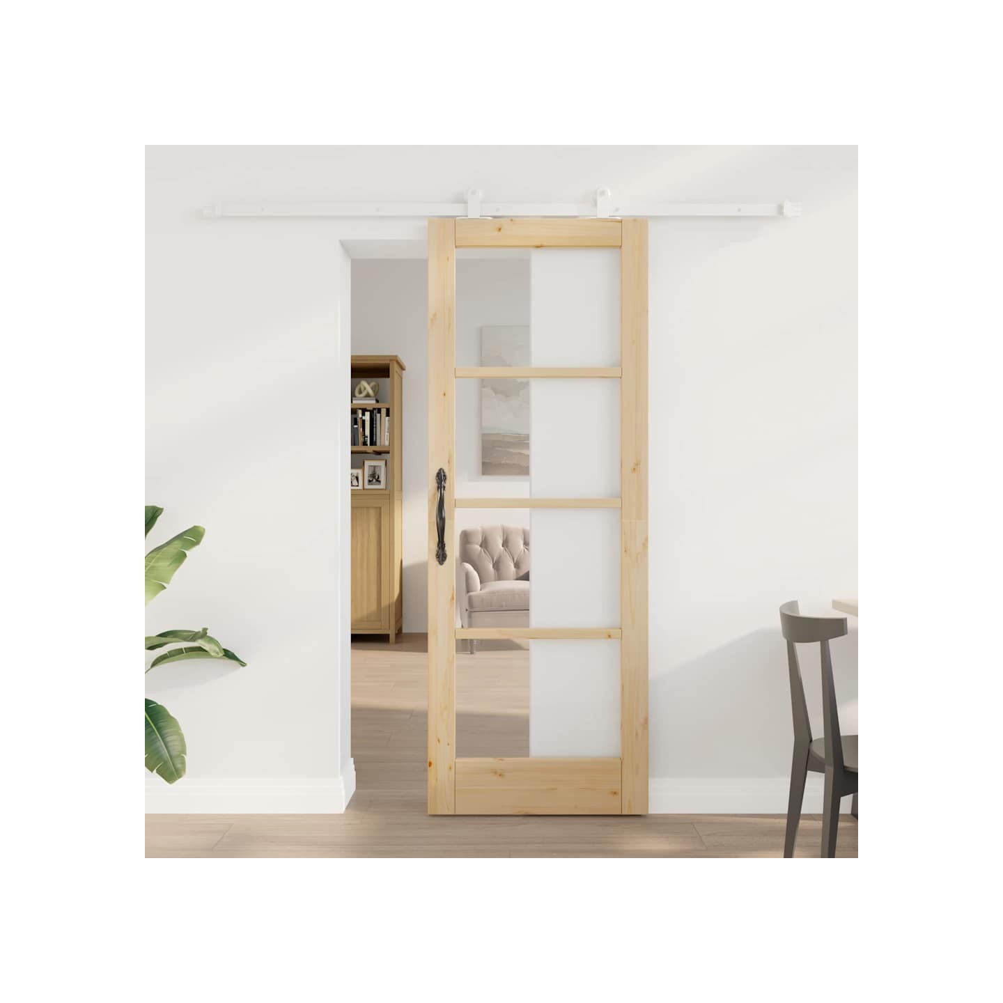 Porte coulissante ORKDAL 73,5 x 198,5 cm Naturel