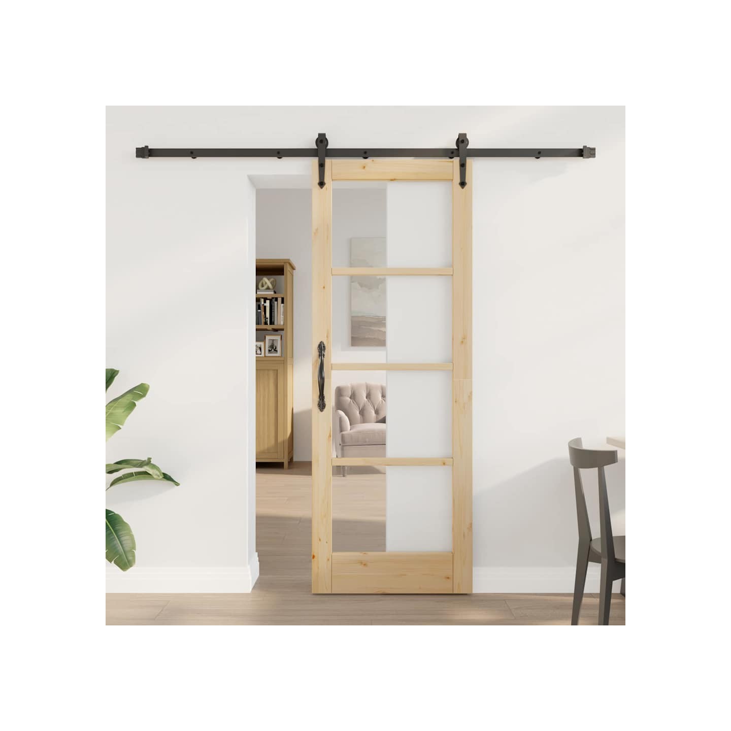 Porte coulissante ORKDAL 73,5 x 198,5 cm Naturel