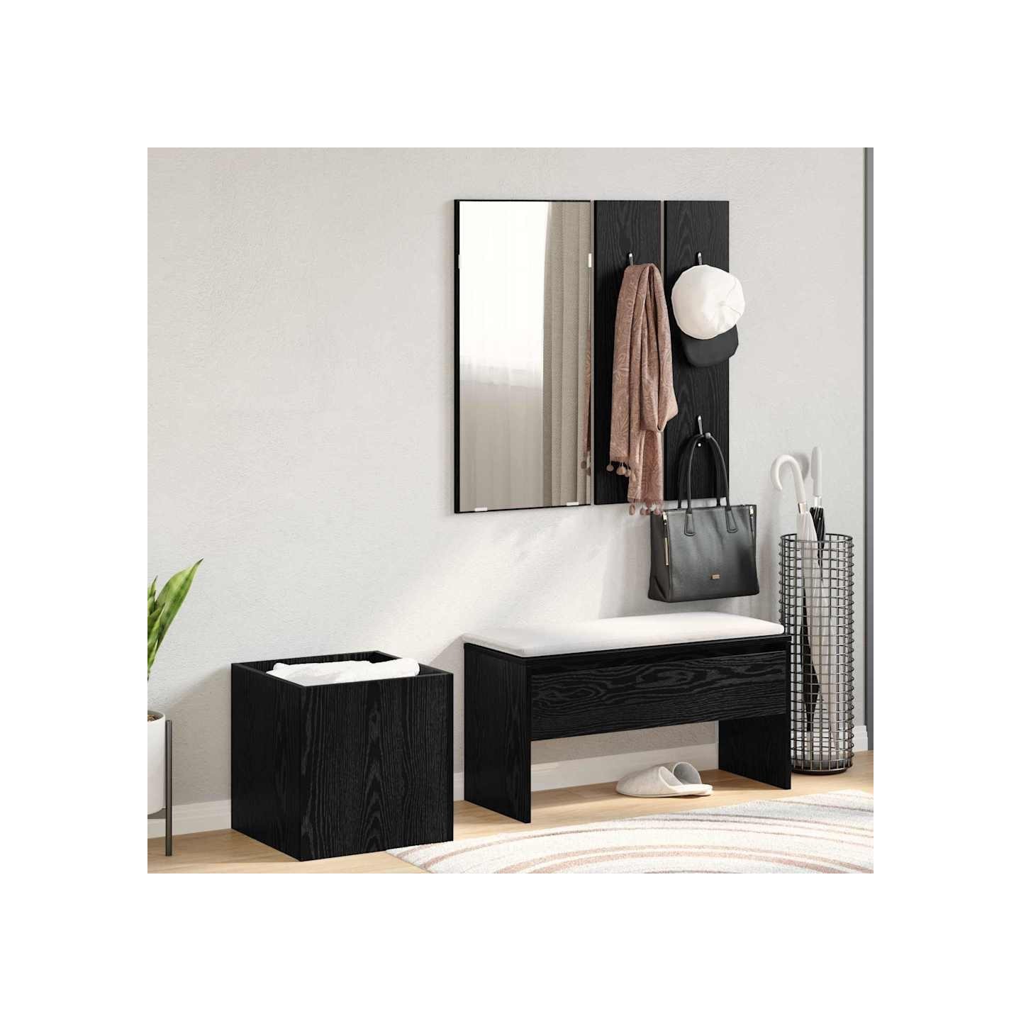 Ensemble de meubles d'entrée 5 pc 80 x 30,5 x 40 cm