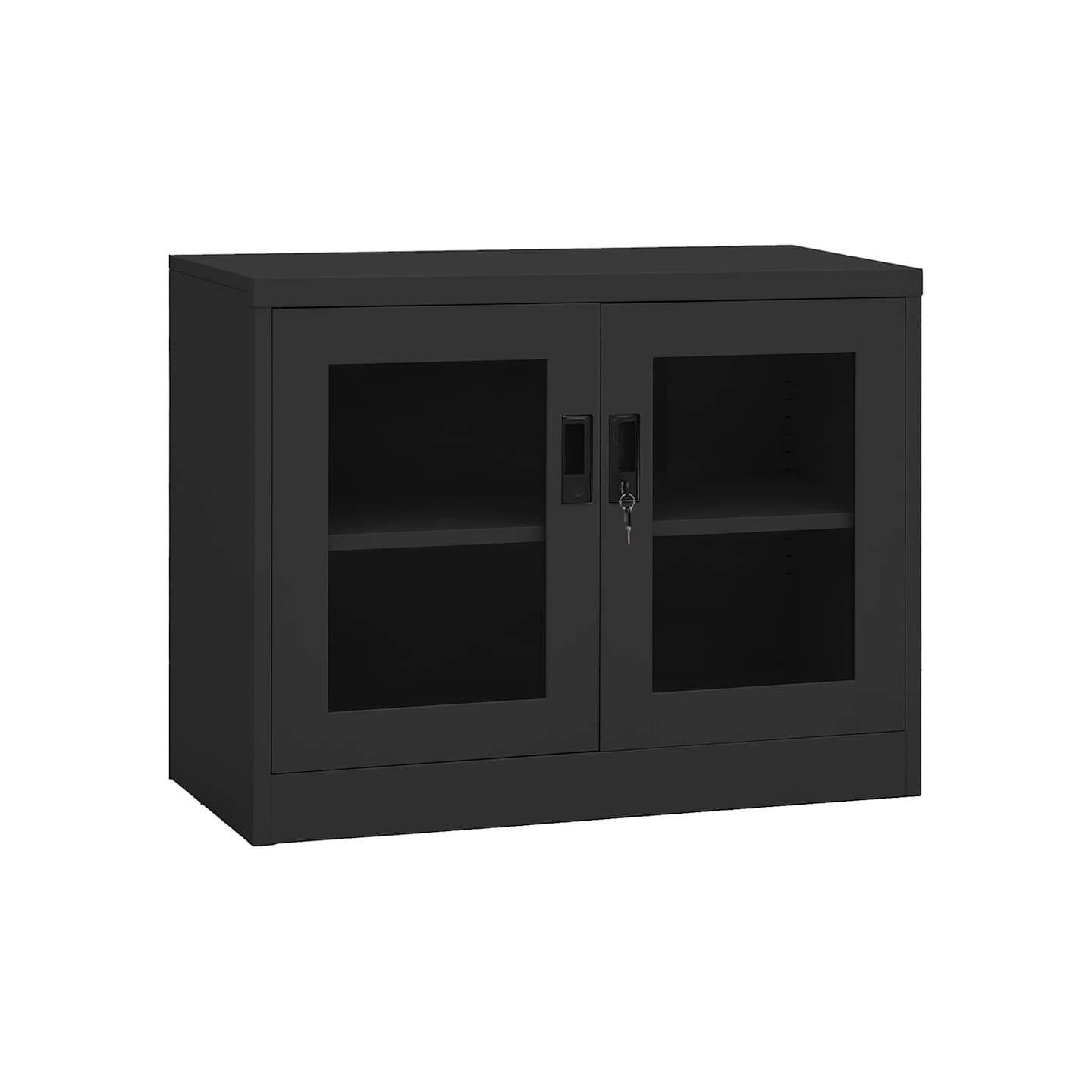 Armoire de bureau Anthracite 90x40x70 cm Acier