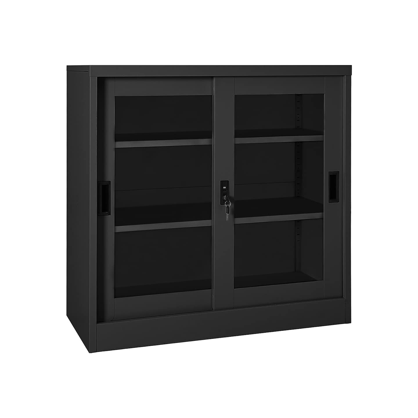 Armoire à portes coulissantes Anthracite 90x40x90 cm Acier