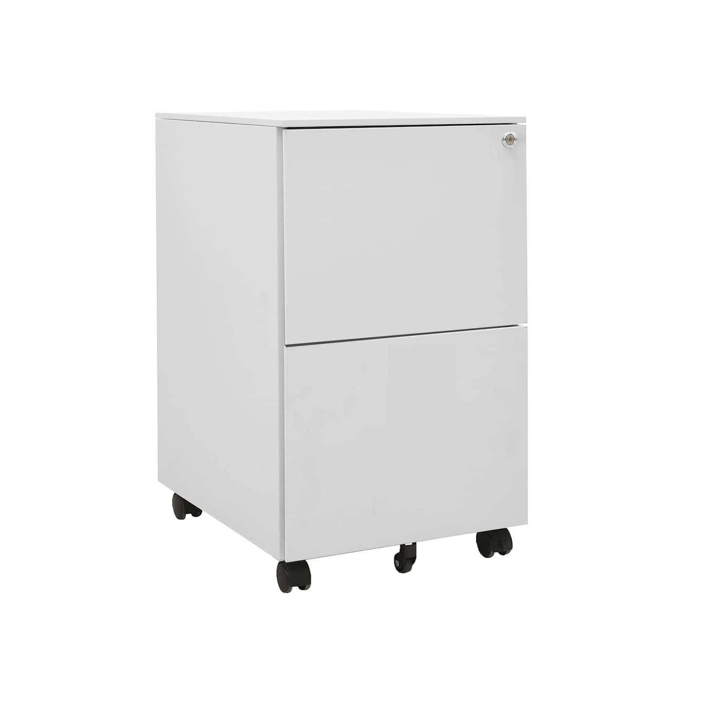 Classeur mobile Gris clair 39x45x67 cm Acier