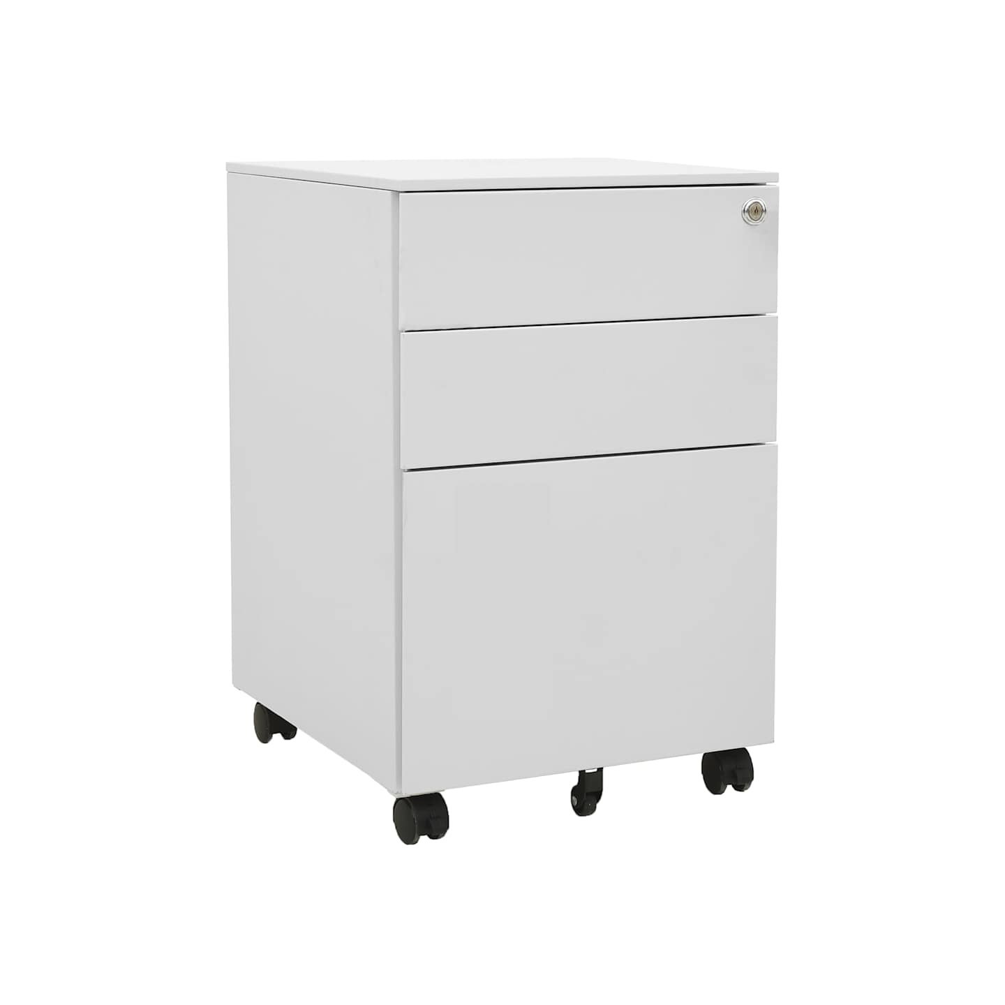 Classeur mobile Gris clair 39x45x60 cm Acier