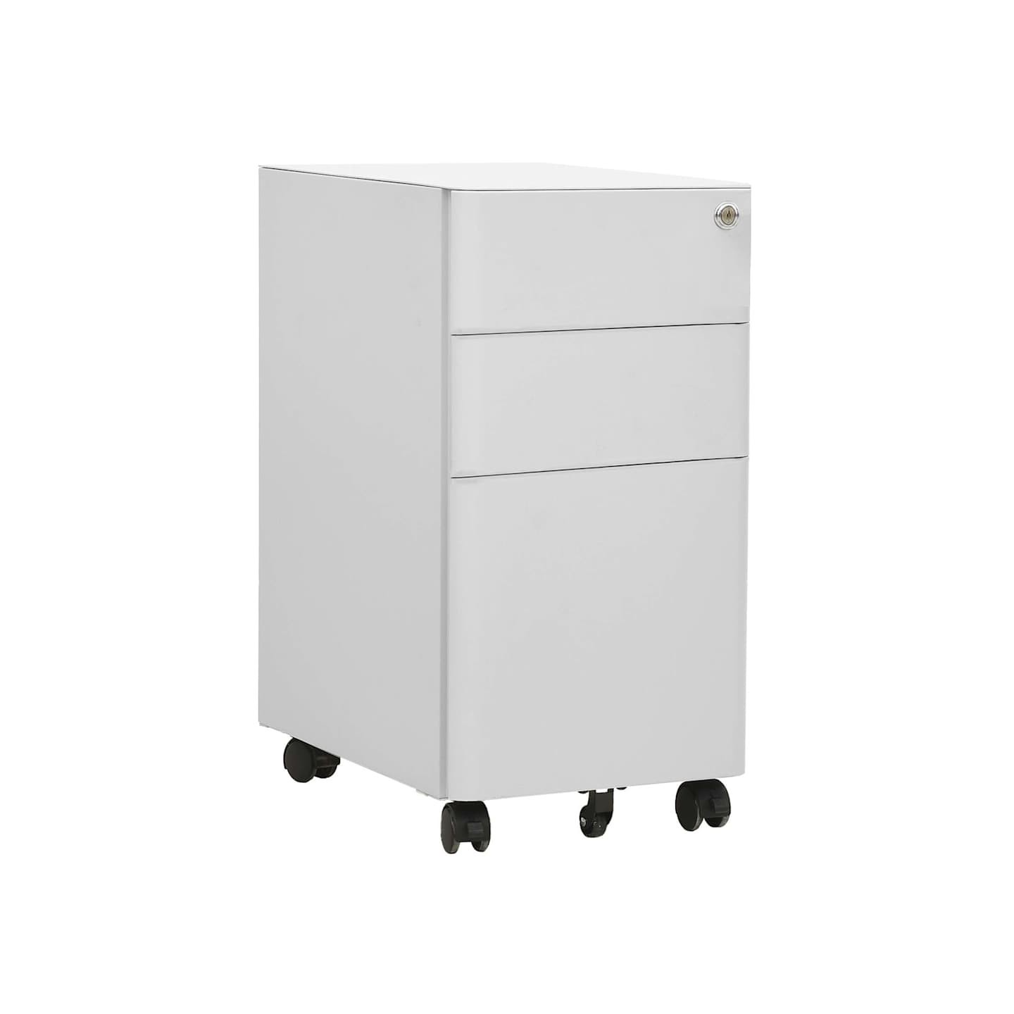 Classeur mobile Gris clair 30x45x59 cm Acier