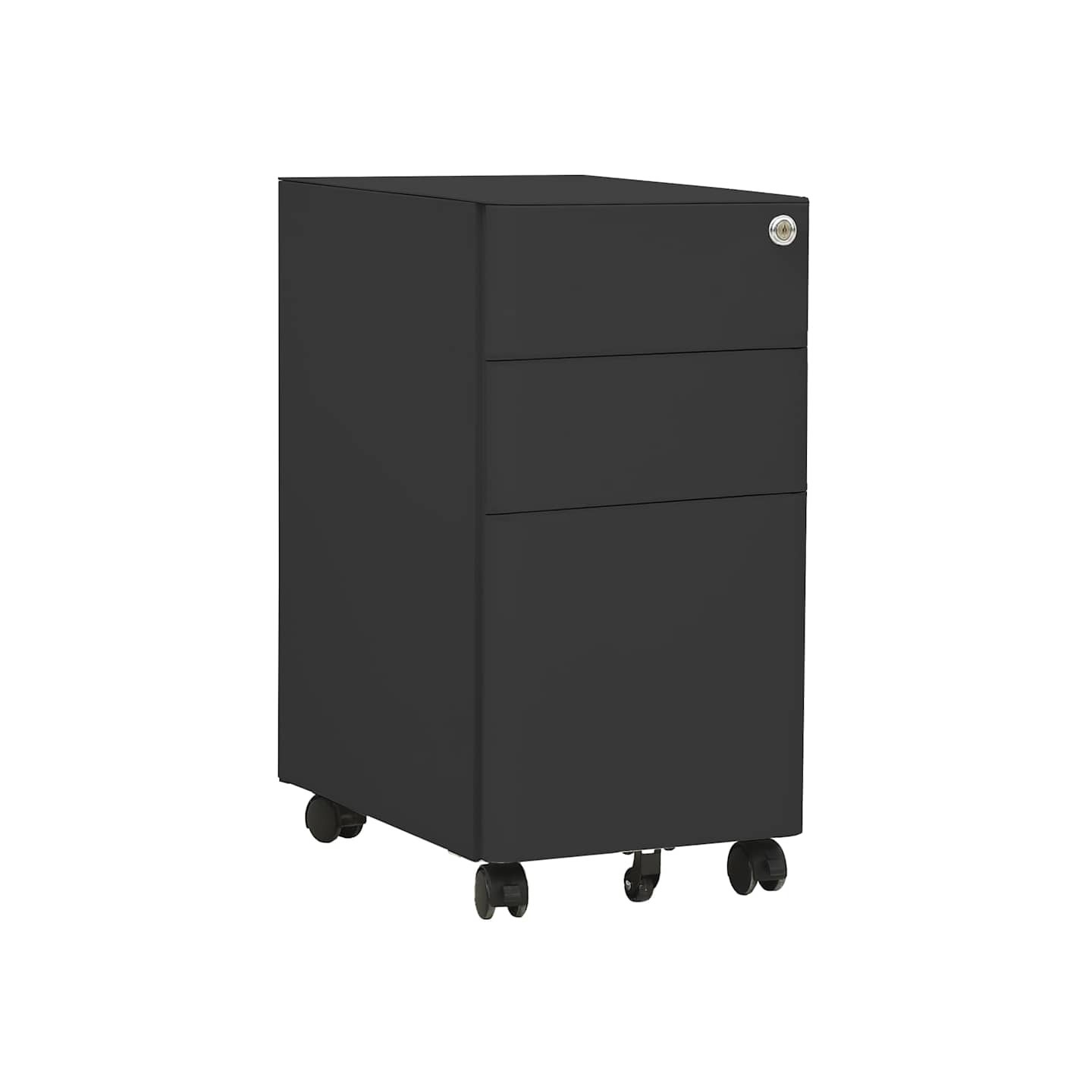 Classeur mobile Anthracite 30x45x59 cm Acier