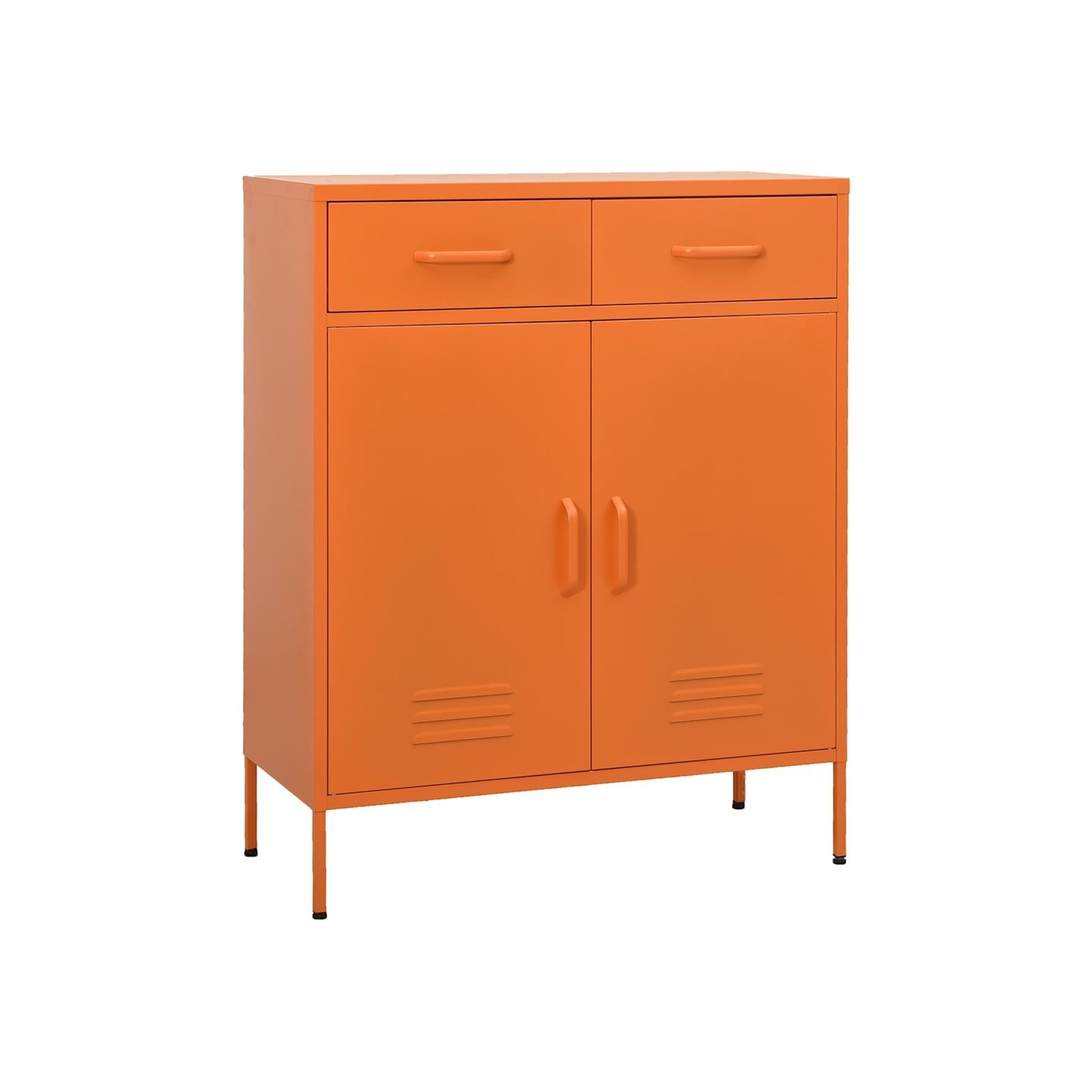 Armoire de rangement Orange 80x35x101,5 cm Acier