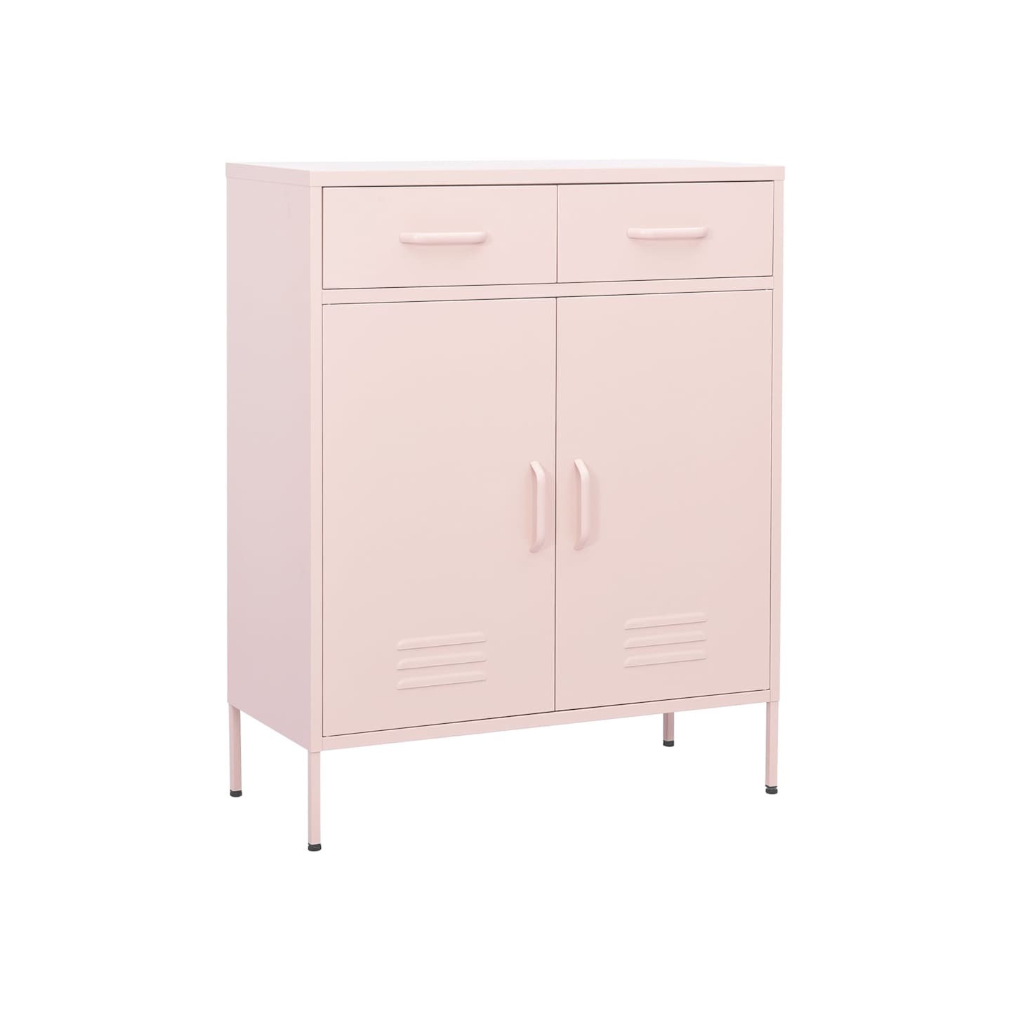 Armoire de rangement Rose 80x35x101,5 cm Acier