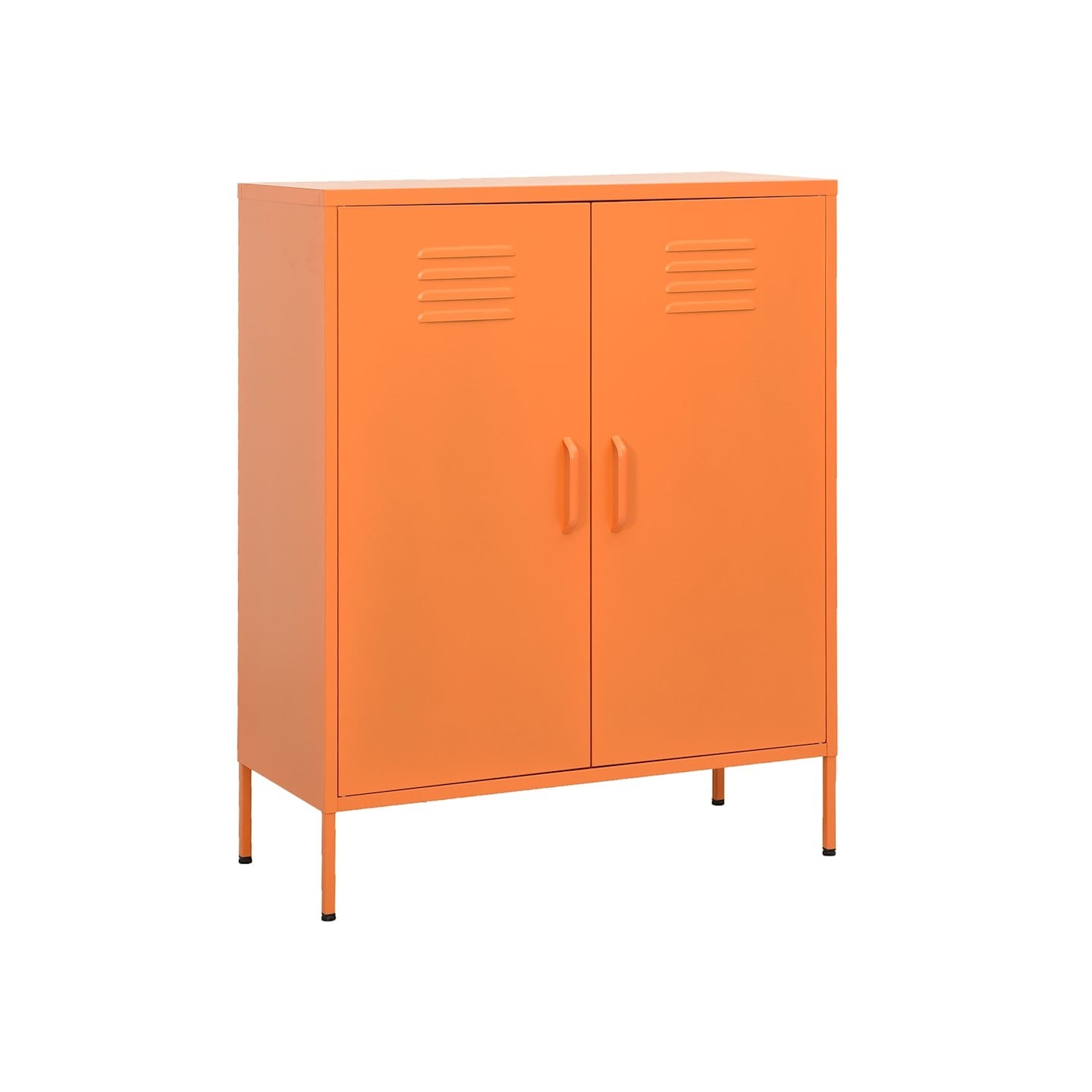 Armoire de rangement Orange 80x35x101,5 cm Acier