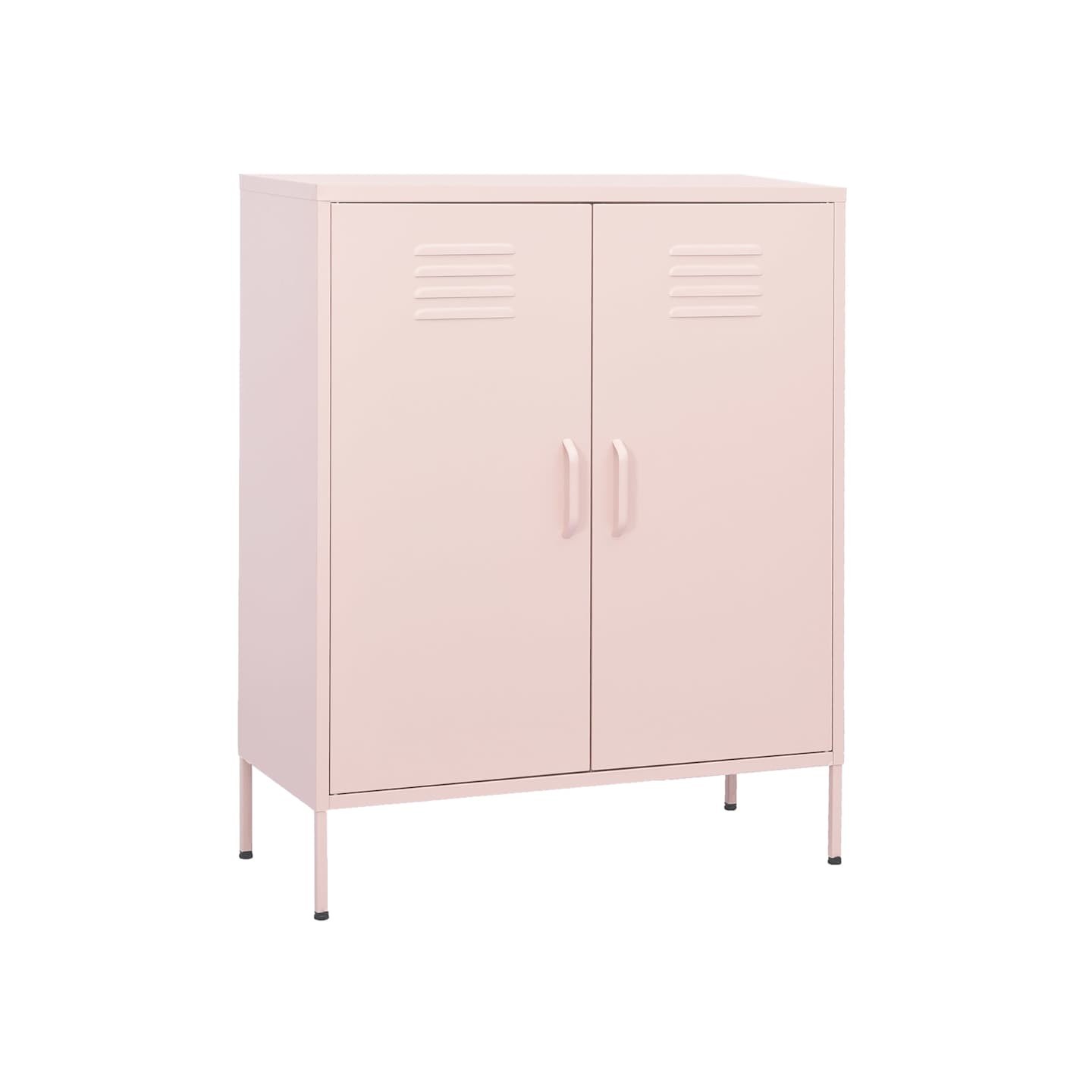 Armoire de rangement Rose 80x35x101,5 cm Acier