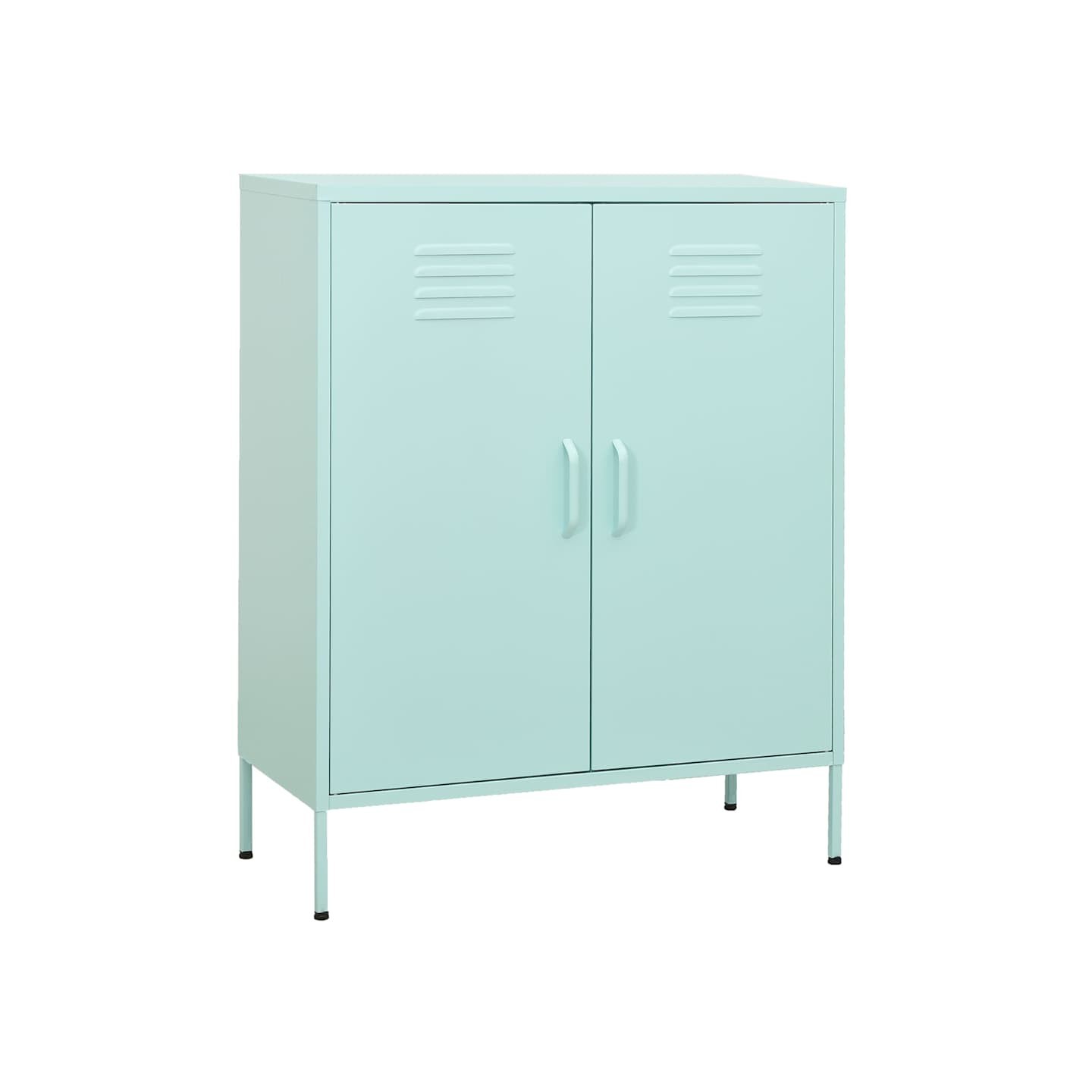 Armoire de rangement Vert menthe 80x35x101,5 cm Acier